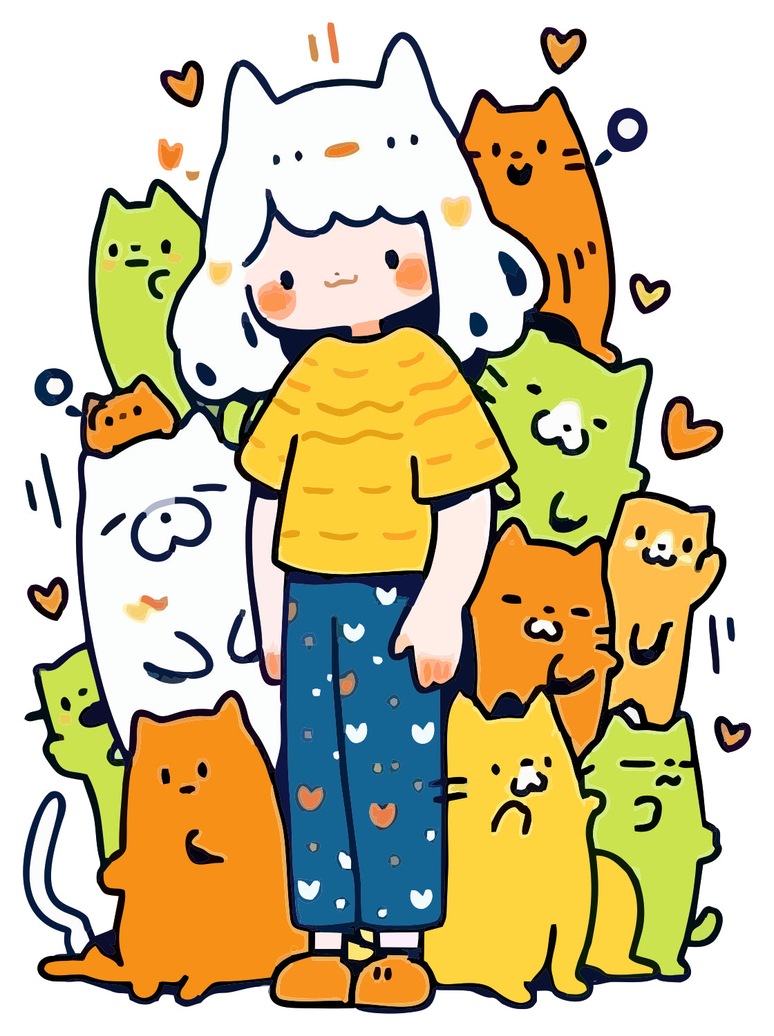 Cat Crew Sticker