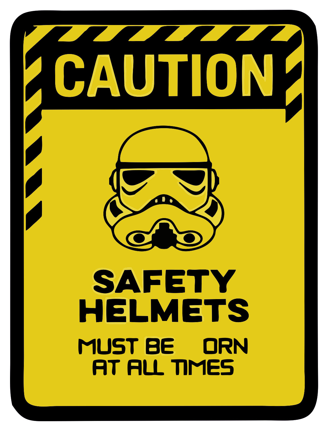 Caution Sticker