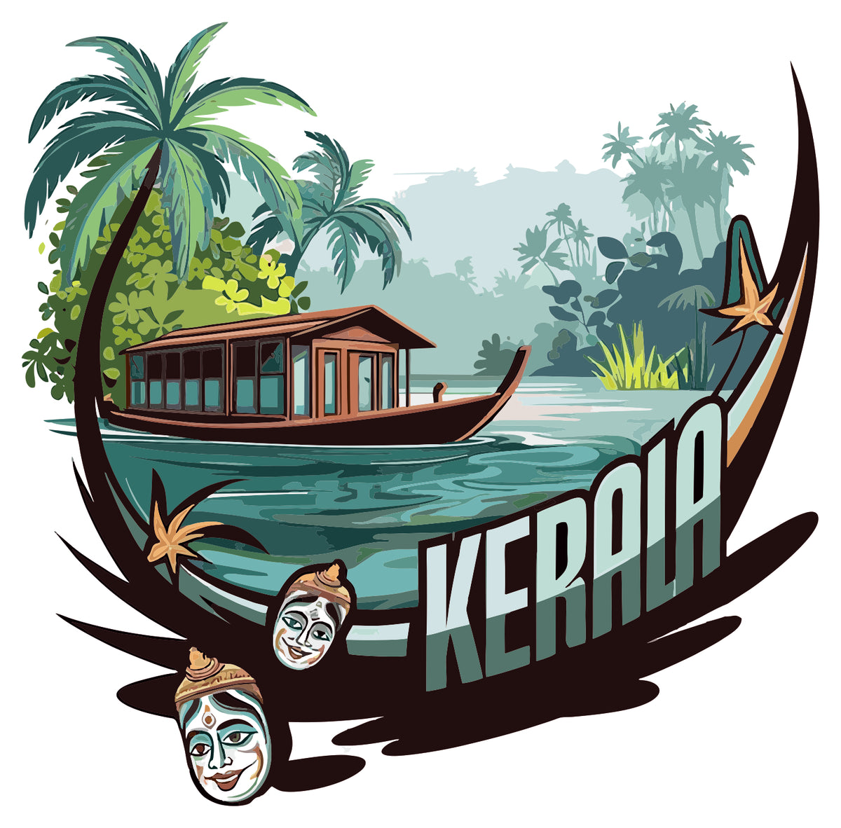kerala 1.0 sticker
