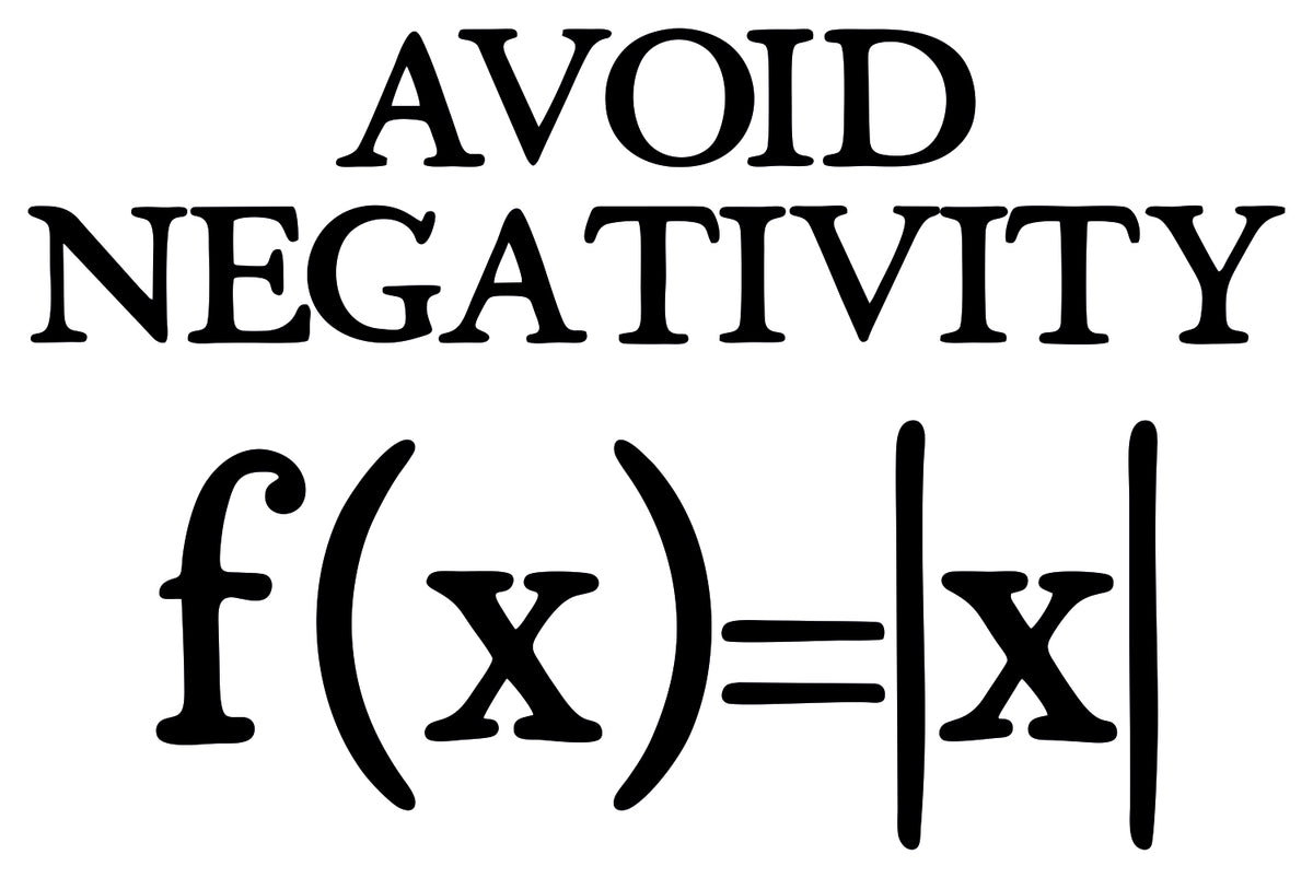 Avoid Negativity Sticker