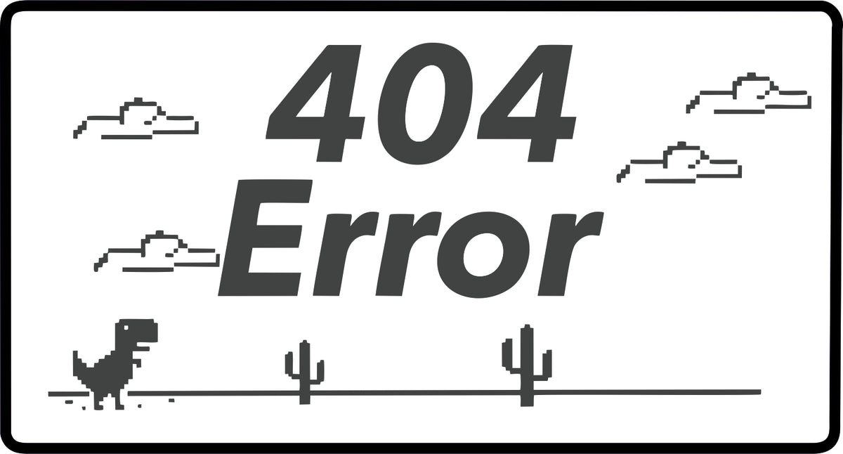 404 Error Sticker