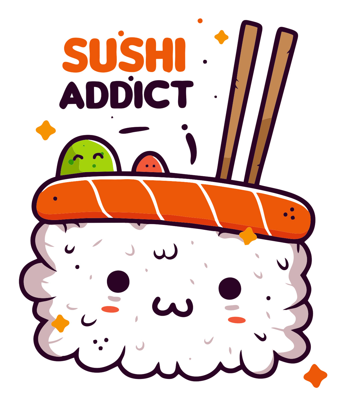 SUSHI ADDICT STICKER