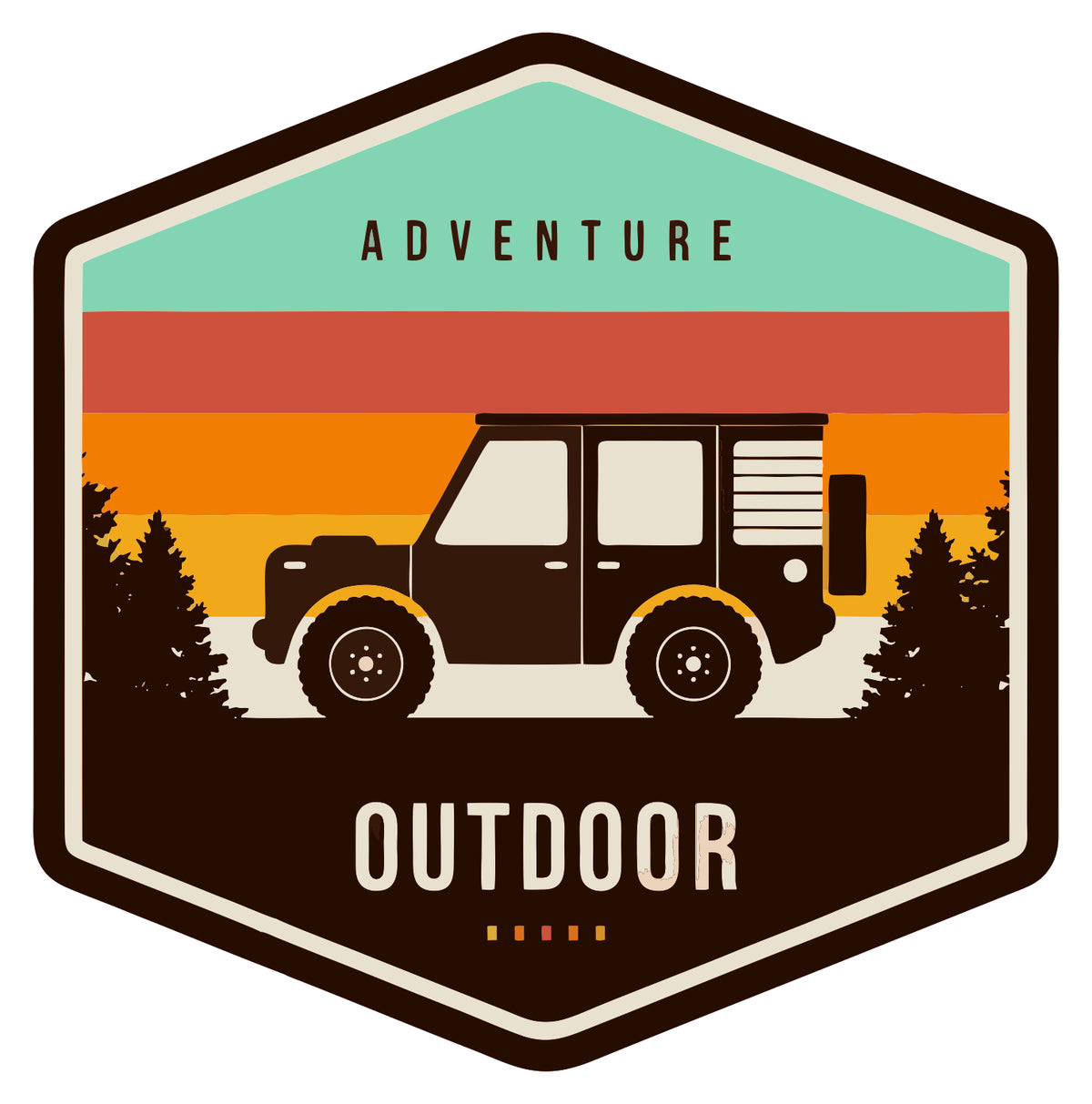 OUTDOOR RIDE STICKER