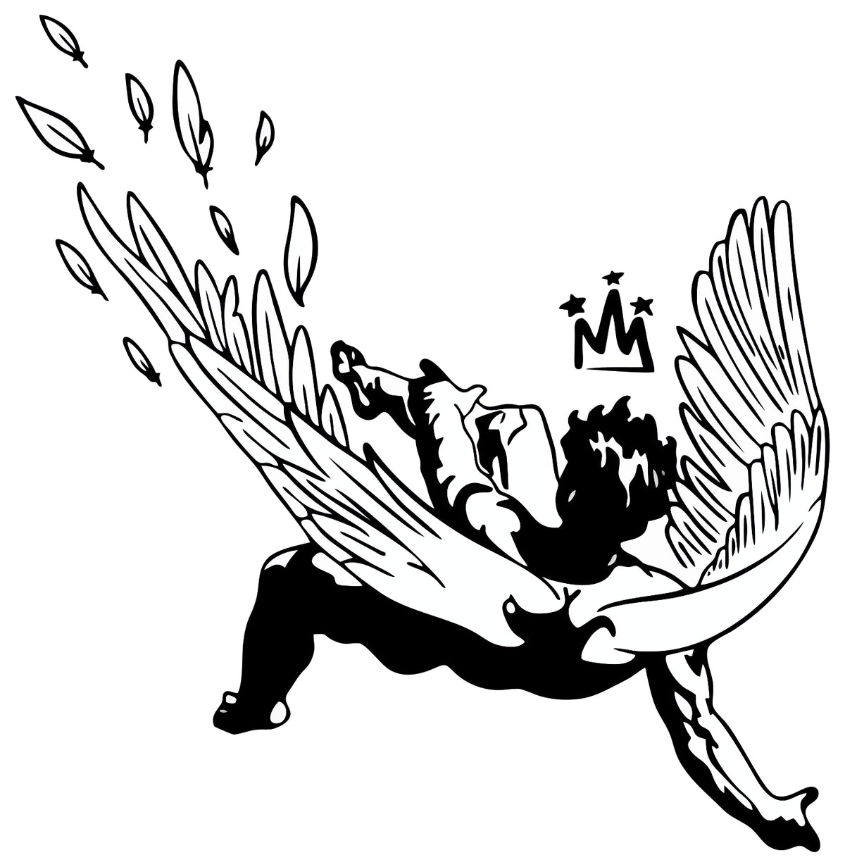 Fallen Angel Sticker