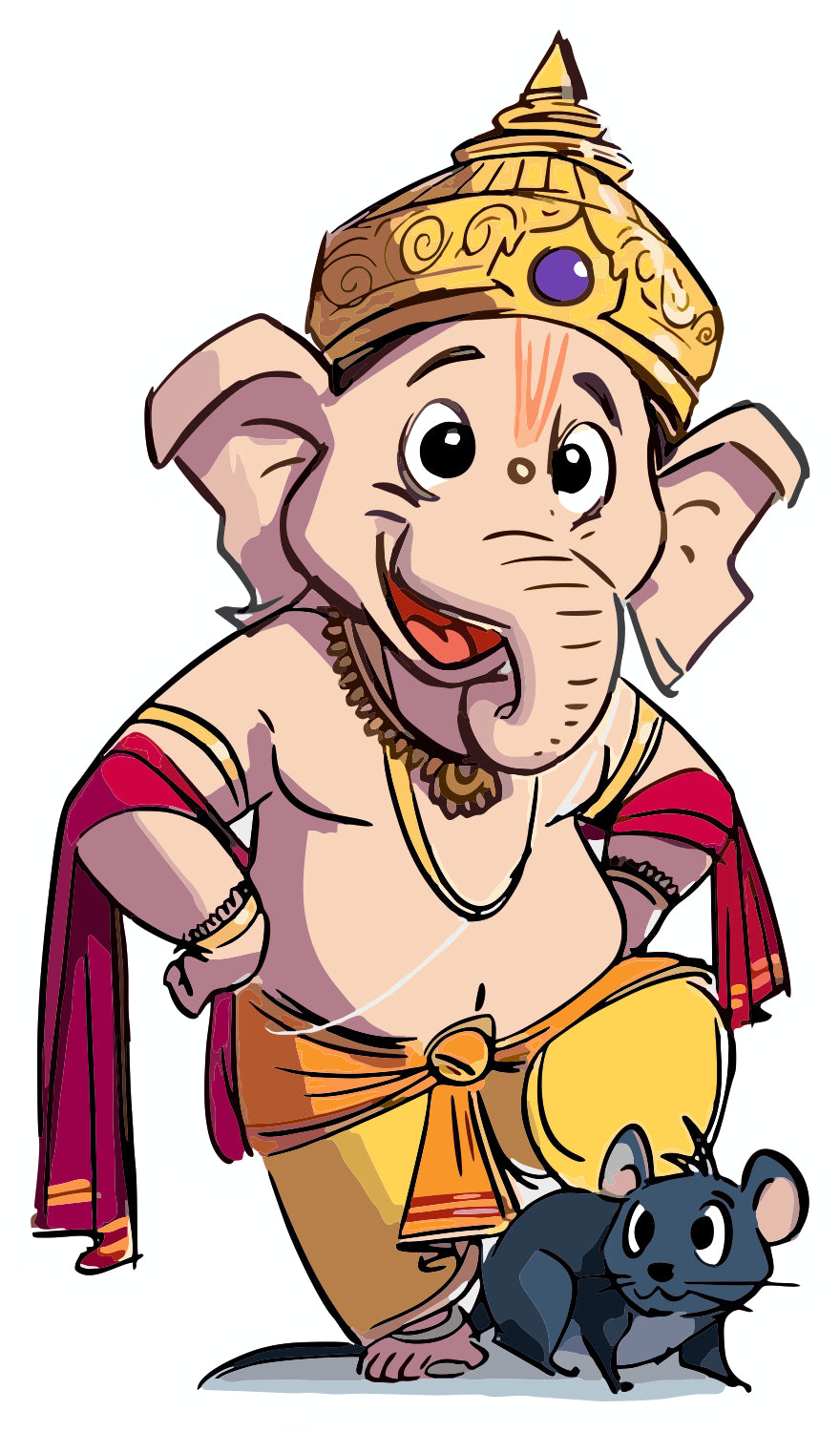 Little Ganesh Sticker