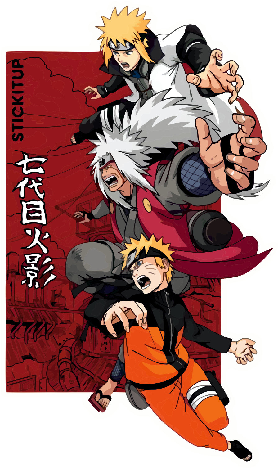 Naruto Family Sticker