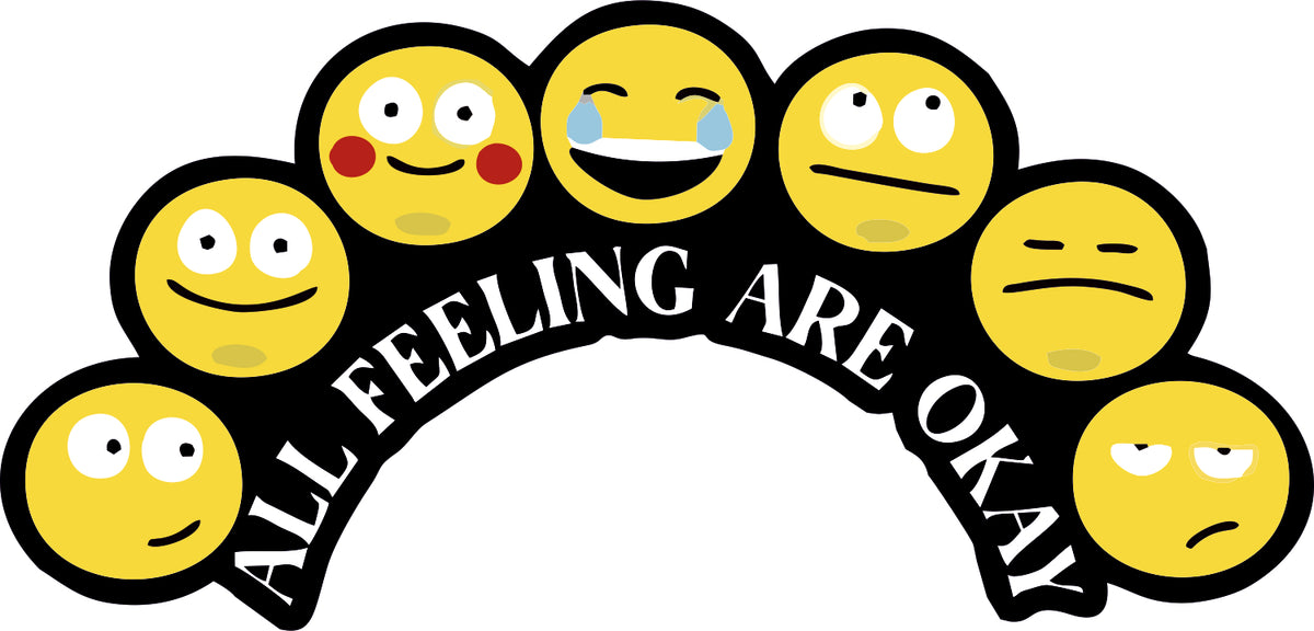 all feeling are okay sticker