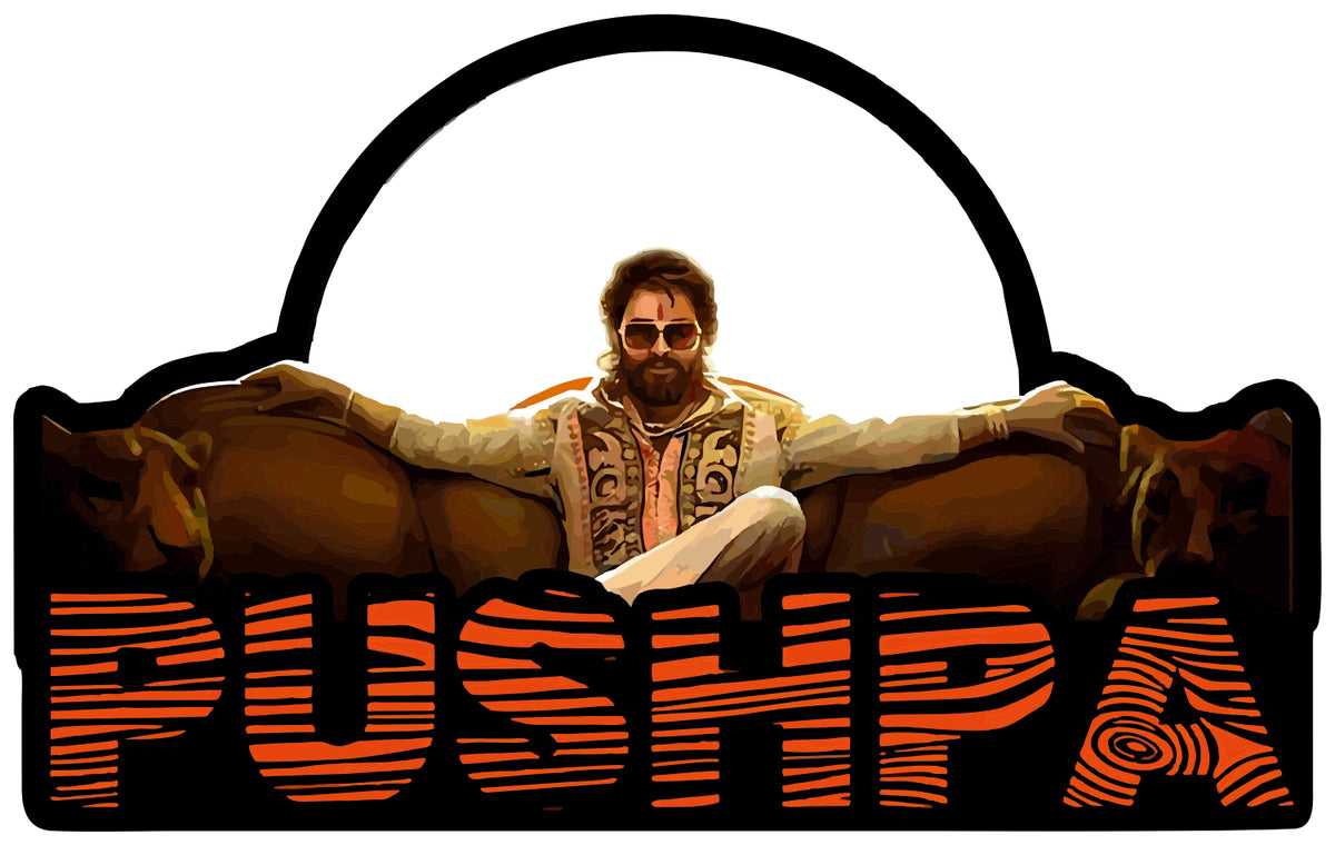 Pushpa 0.1 Sticker