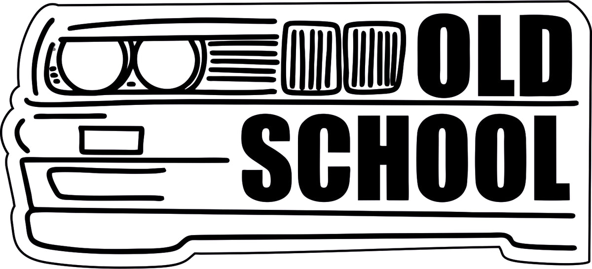 Old School Sticker