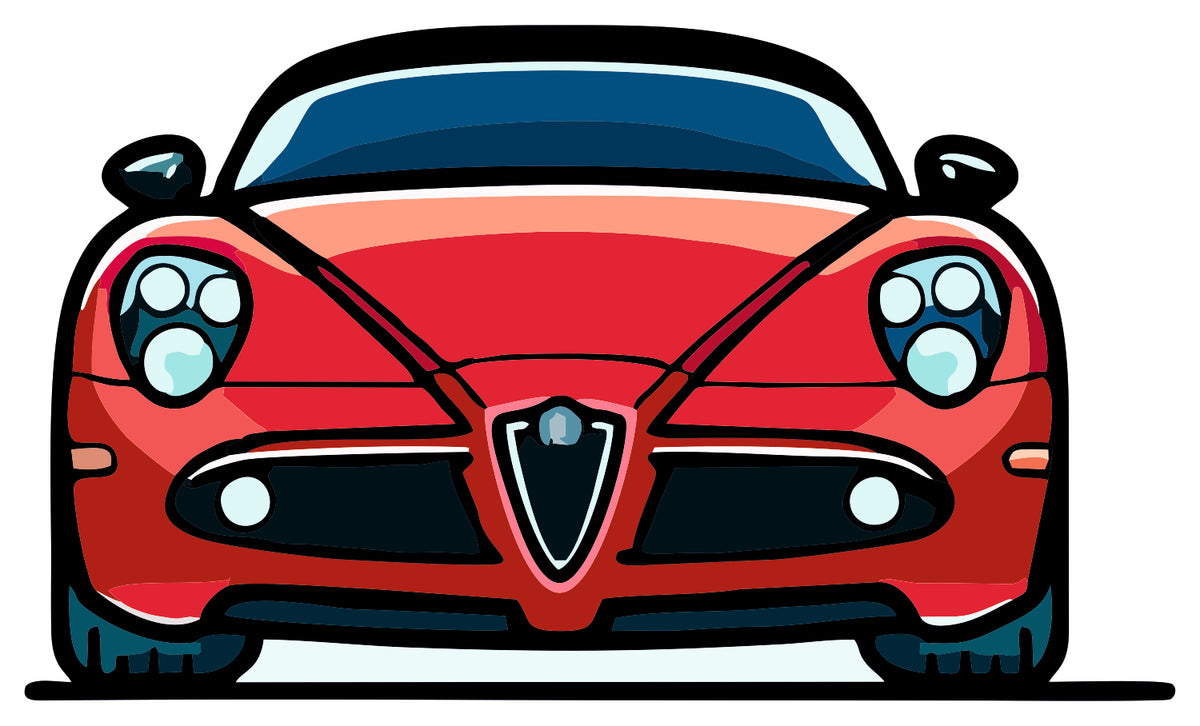 Racer Car Sticker