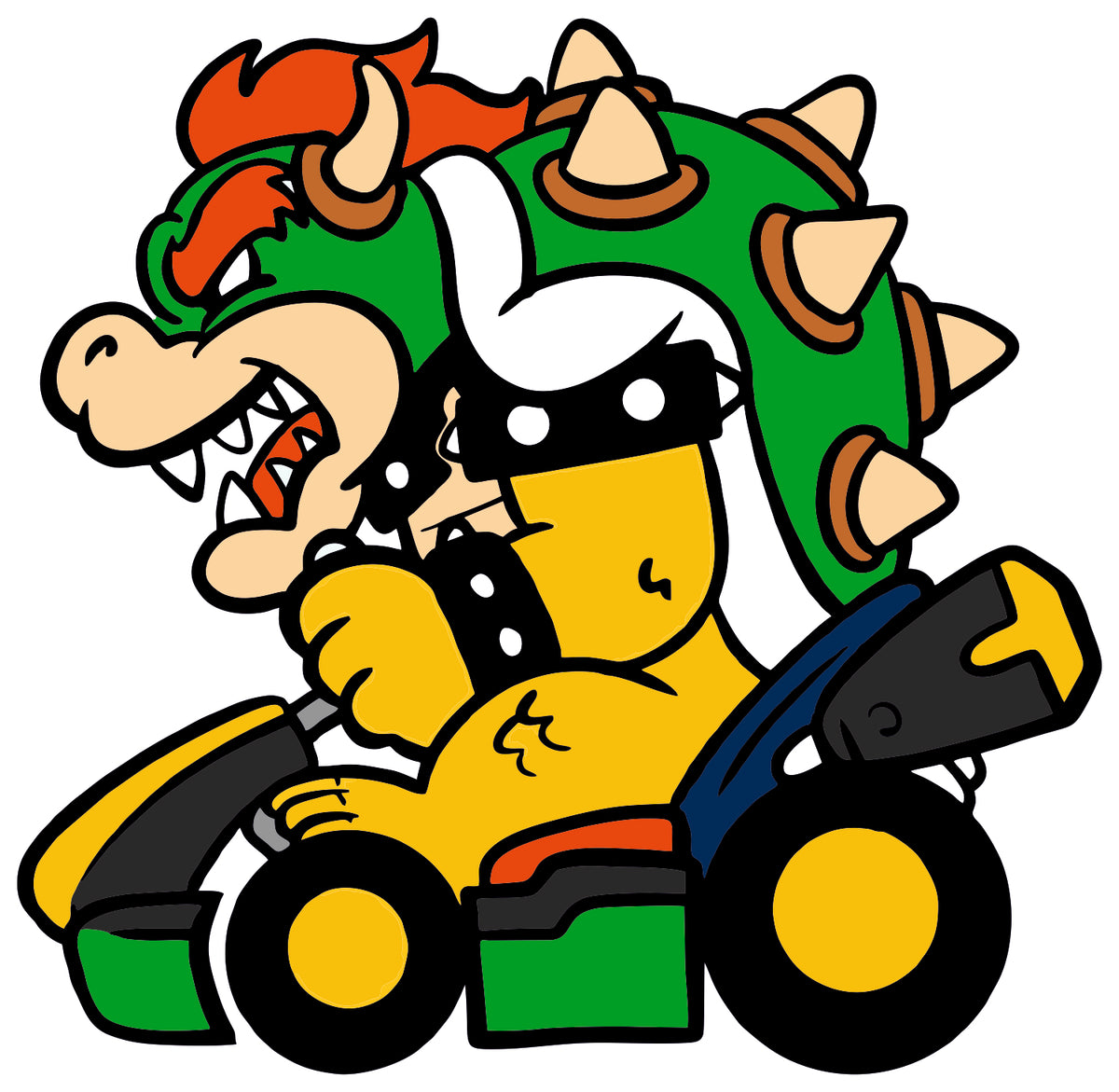 Monster Cart Sticker