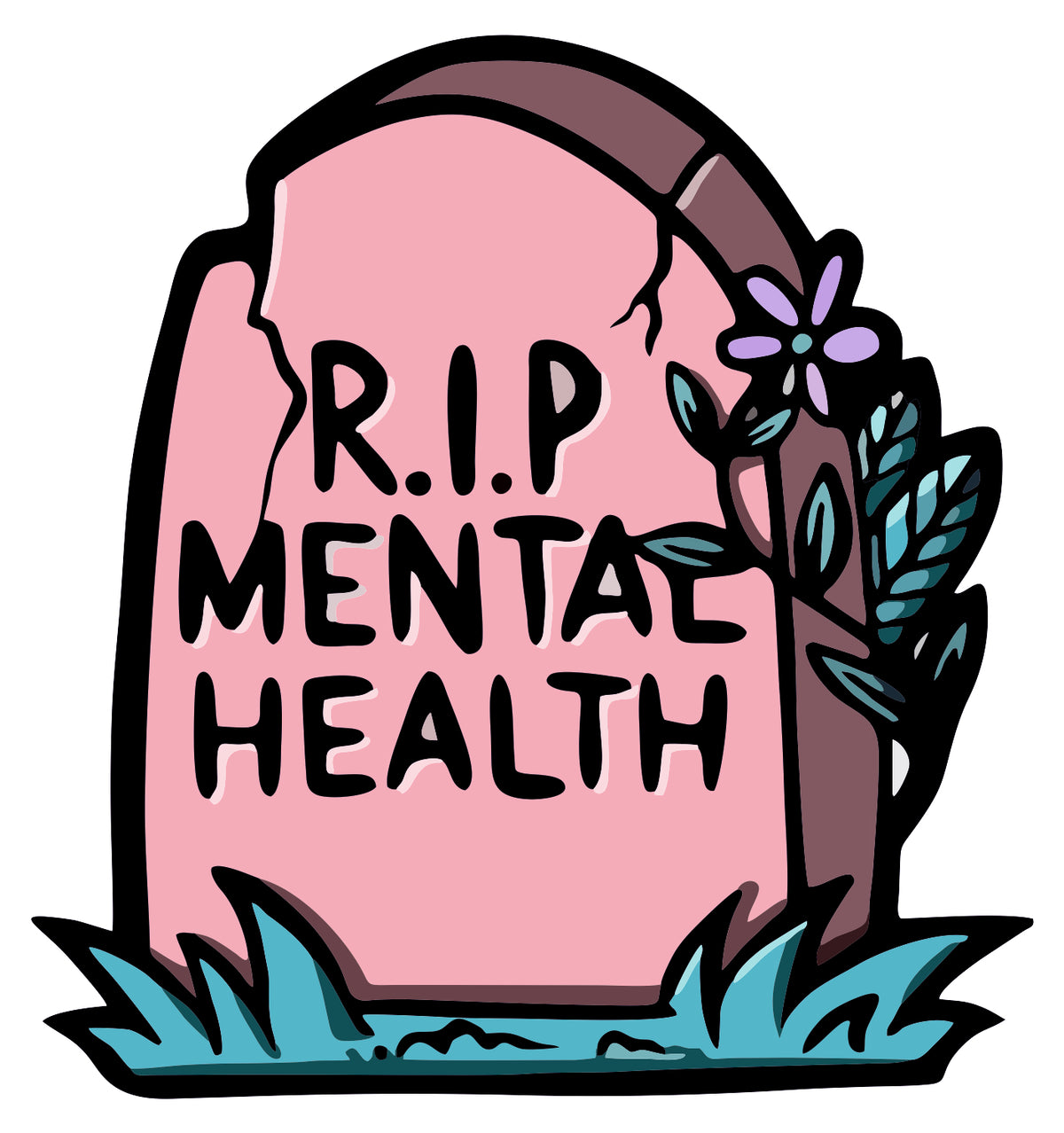 Rip Mental Health Sticker
