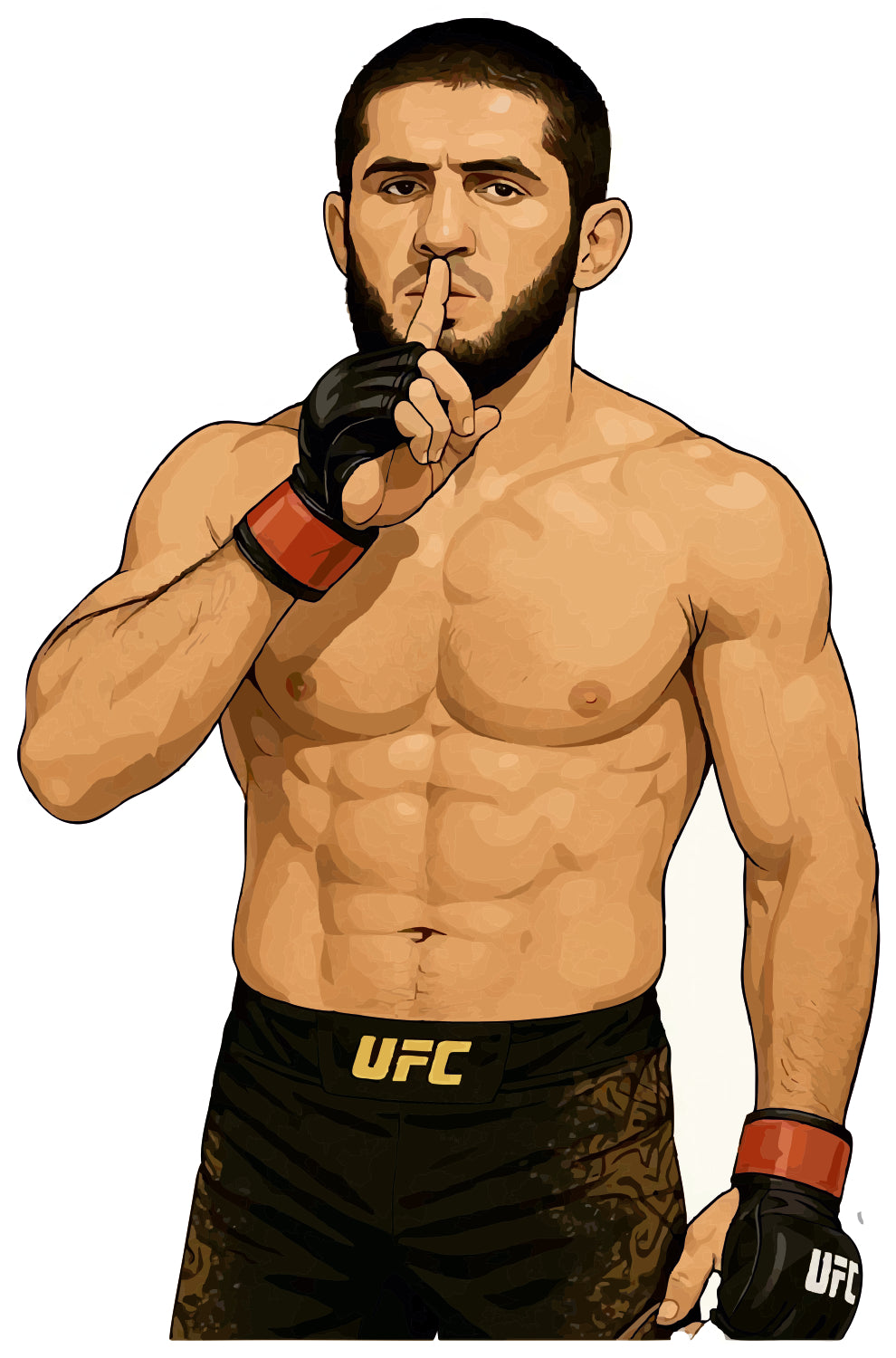 ISLAM MAKHACHEV STICKER