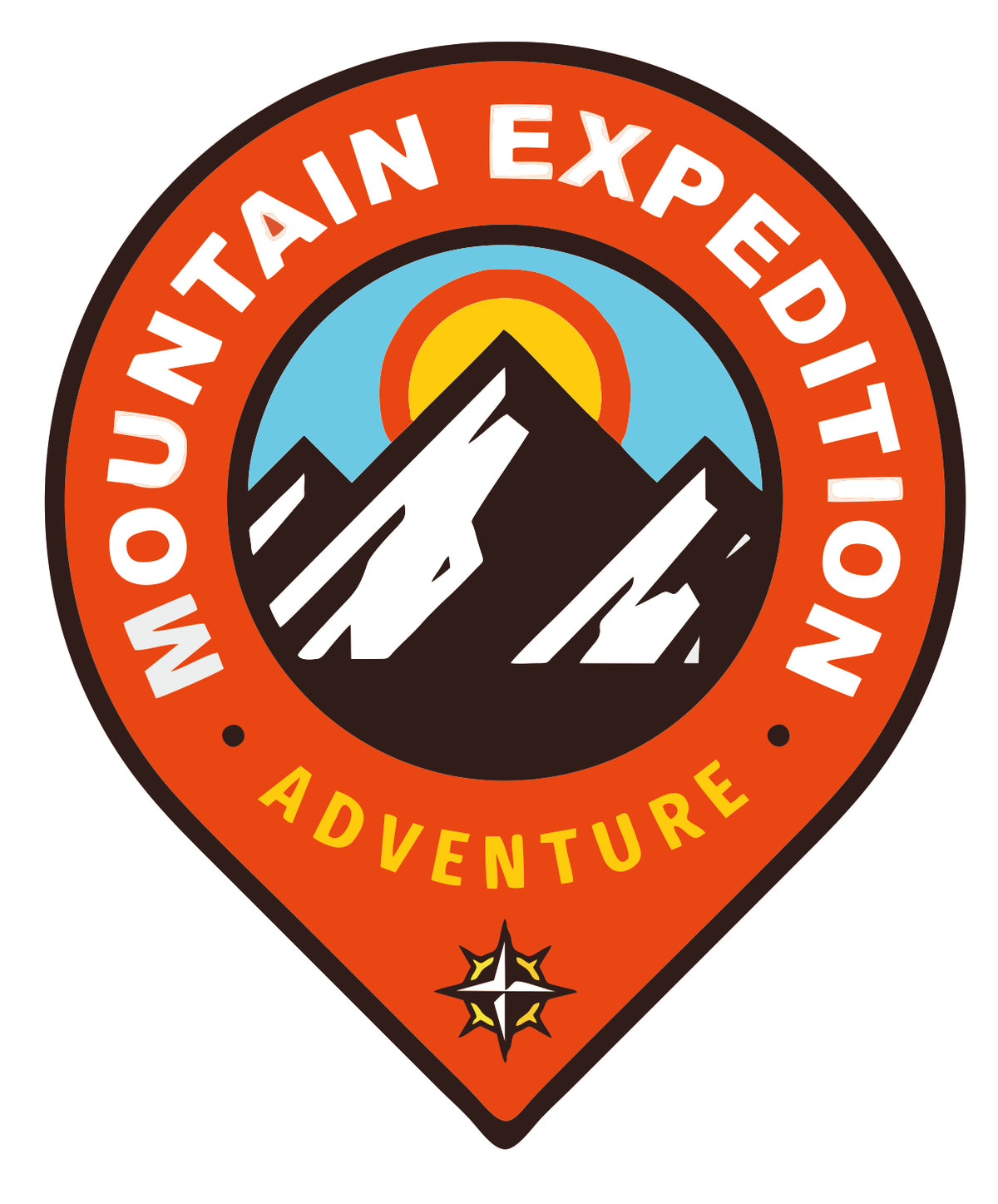 Mountain Expedition Sticker