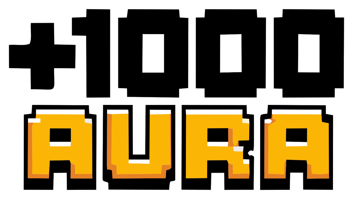 1000 Aura Sticker