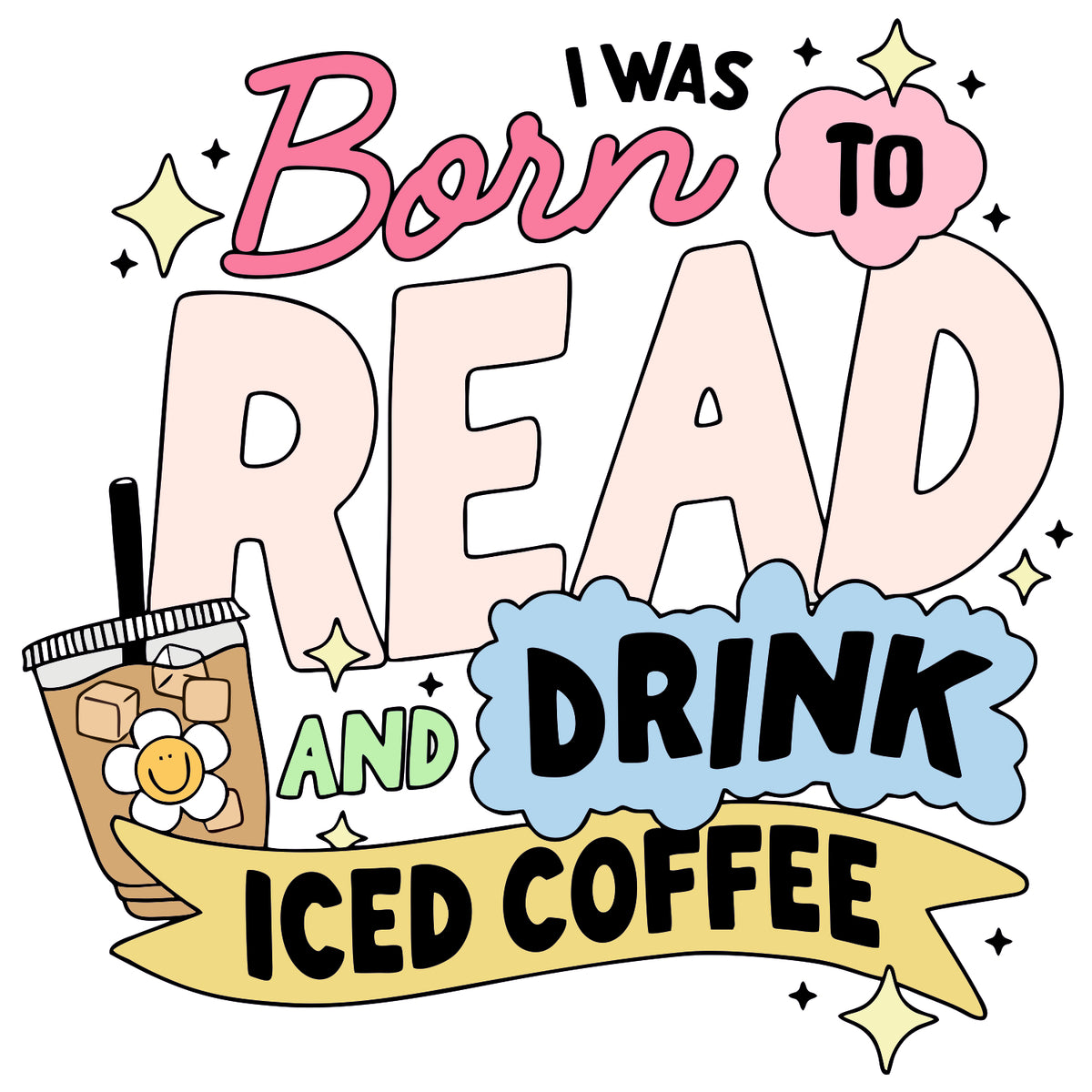 Born To Read Sticker