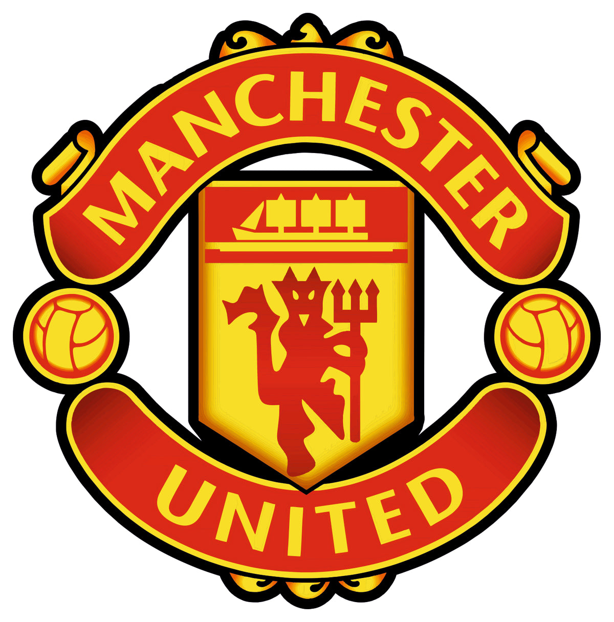 THE RED DEVIL LOGO STICKER