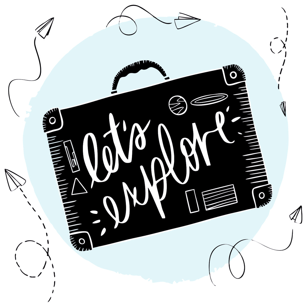LET'S EXPLORE STICKER