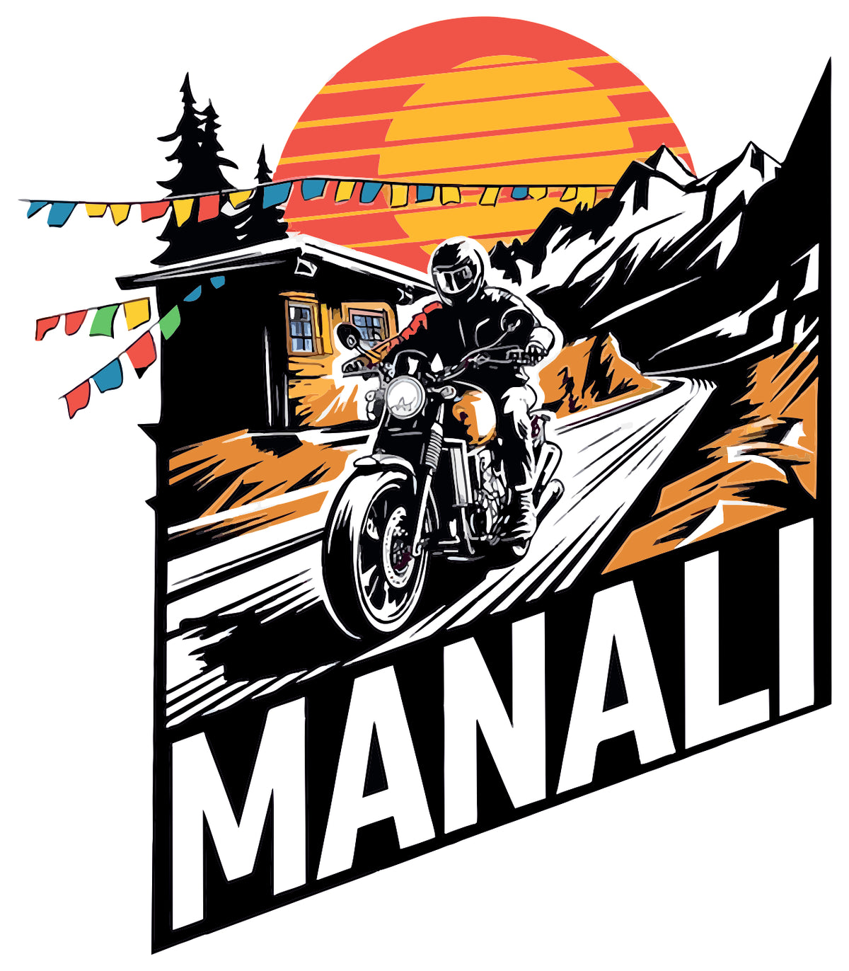 Manali Sticker