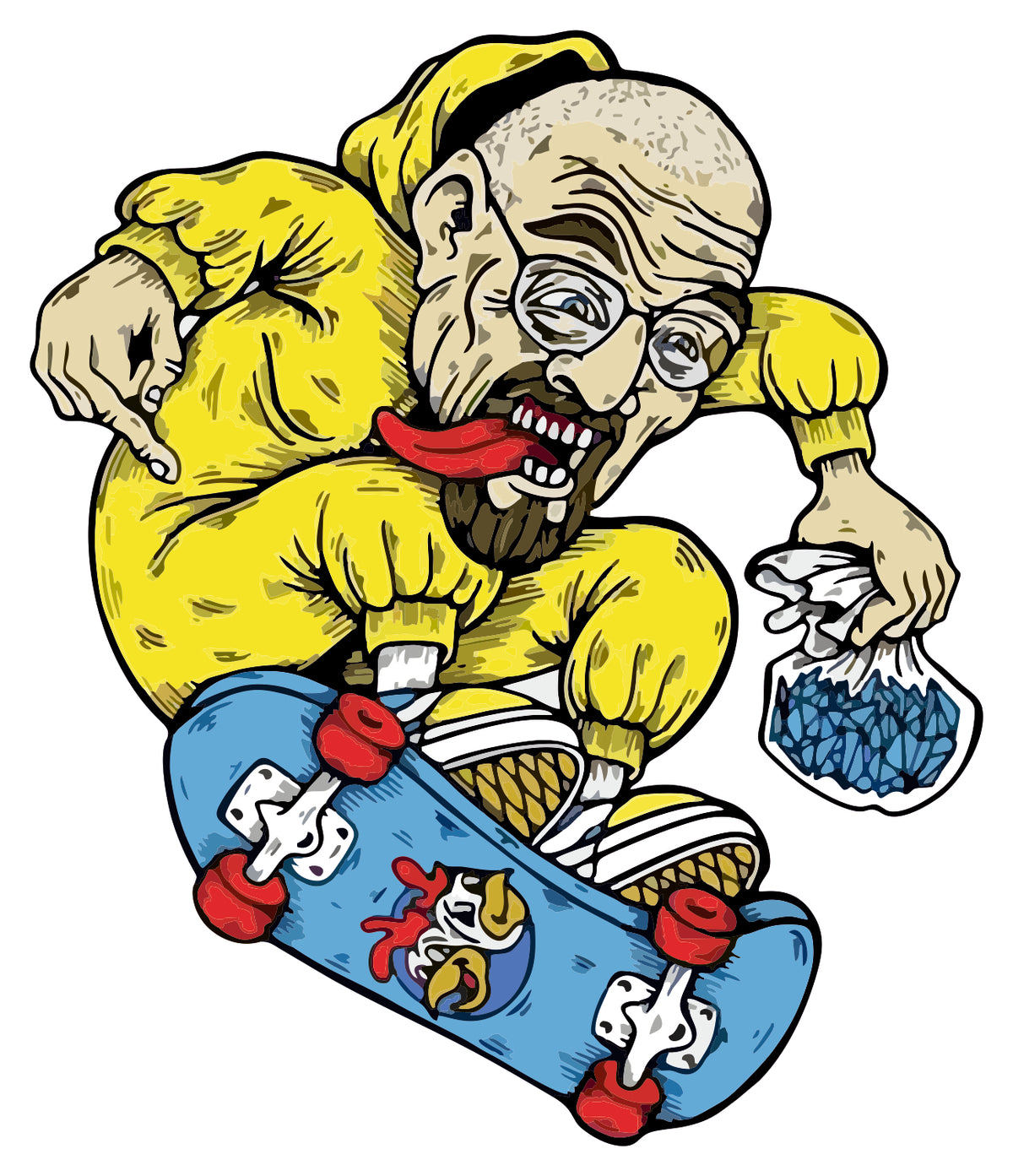 Heisenberg Skateboard Sticker