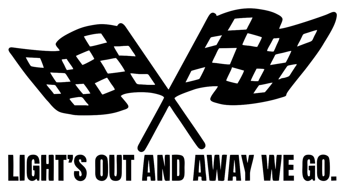 Light'S Out And Away We Go Sticker