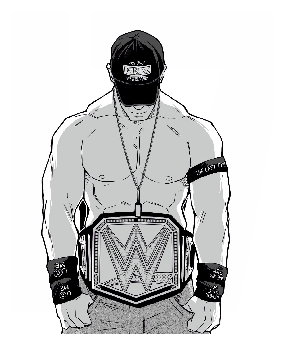 Wrestling Beast Sticker