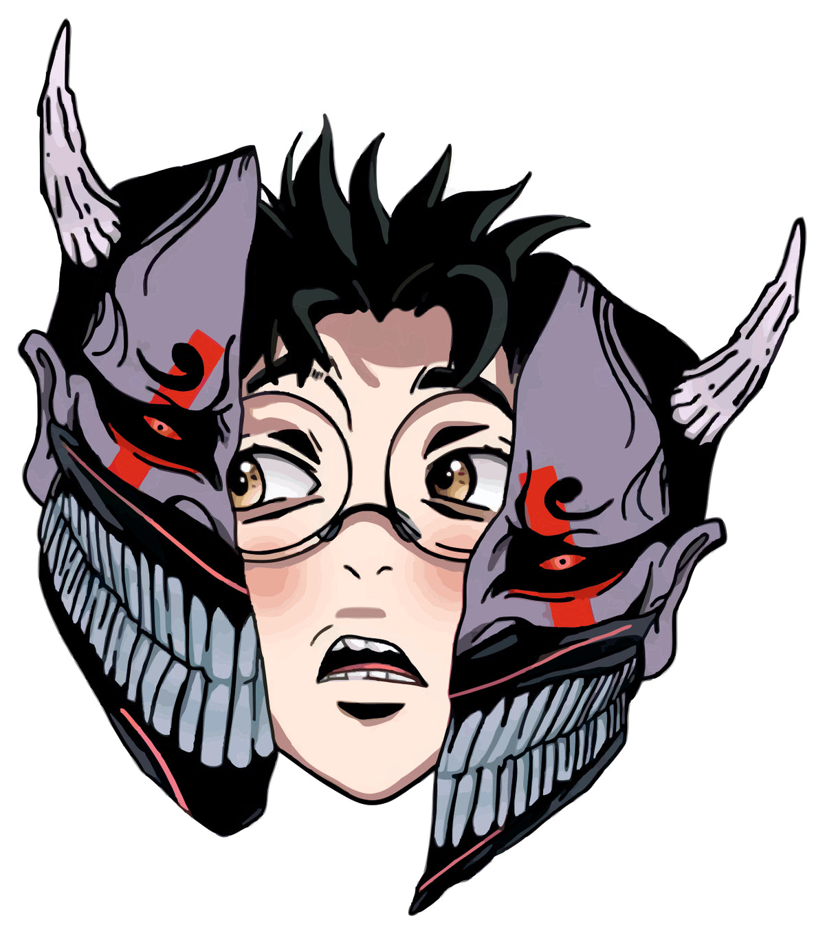 Oni Ken Sticker