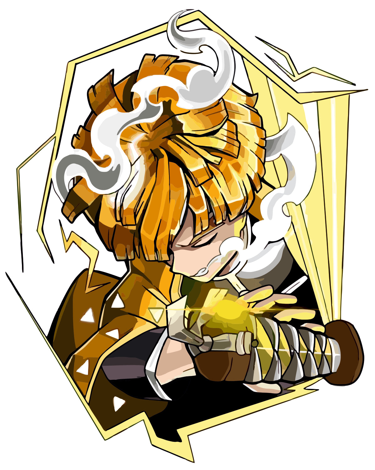Thunder Hashira Sticker