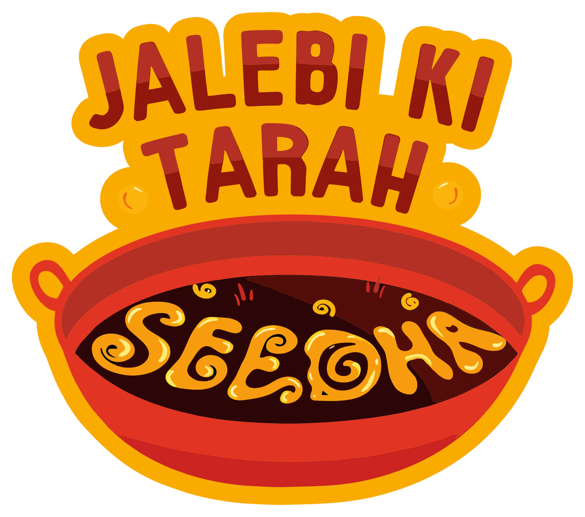 Jalebi Ki Tarah Sticker