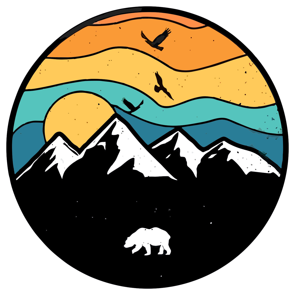 GO WILD ADVENTURE IS CALLING STICKER