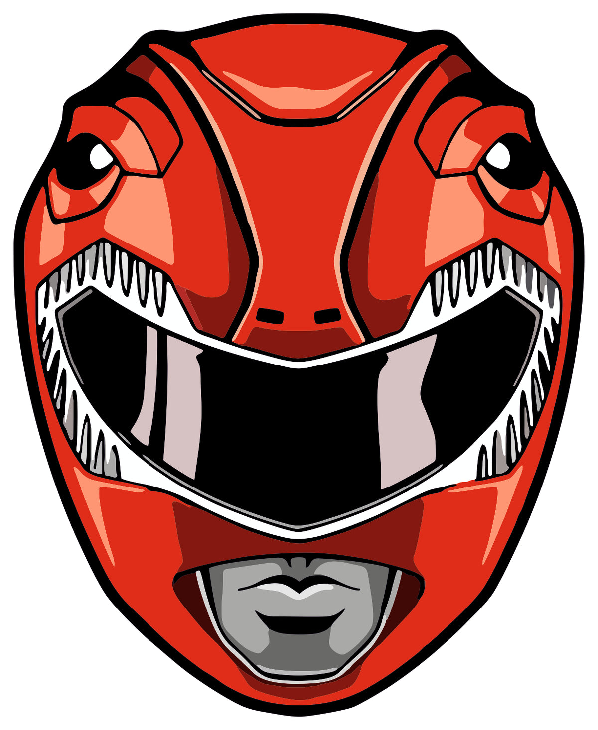 Red Ranger Sticker