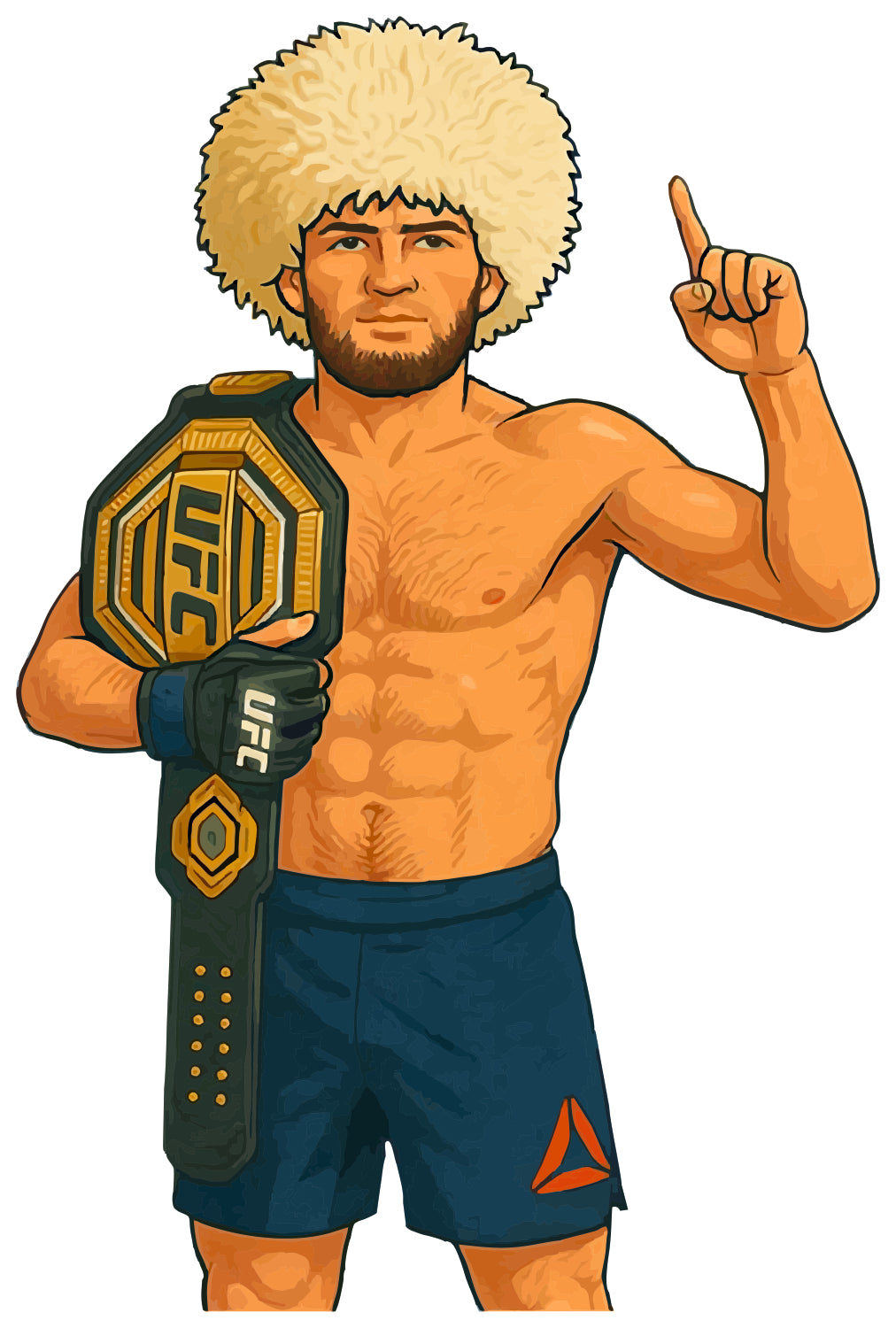 KHABIB THE CHAMP STICKER