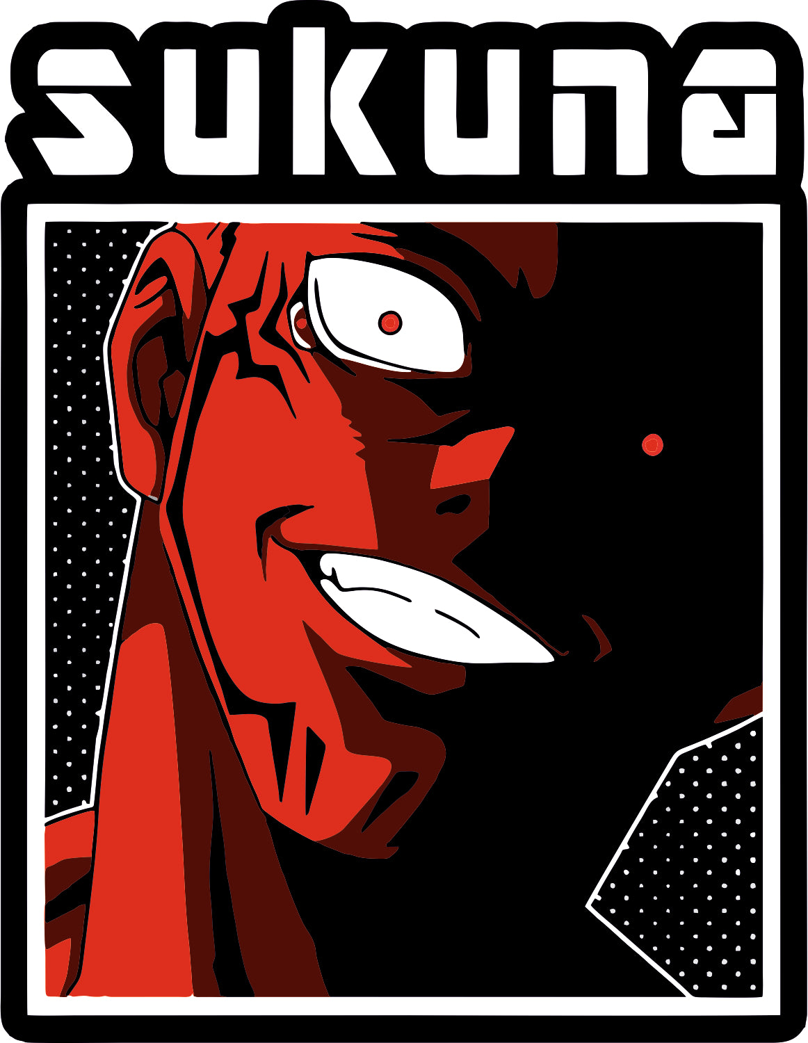 Sukuna Sticker.
