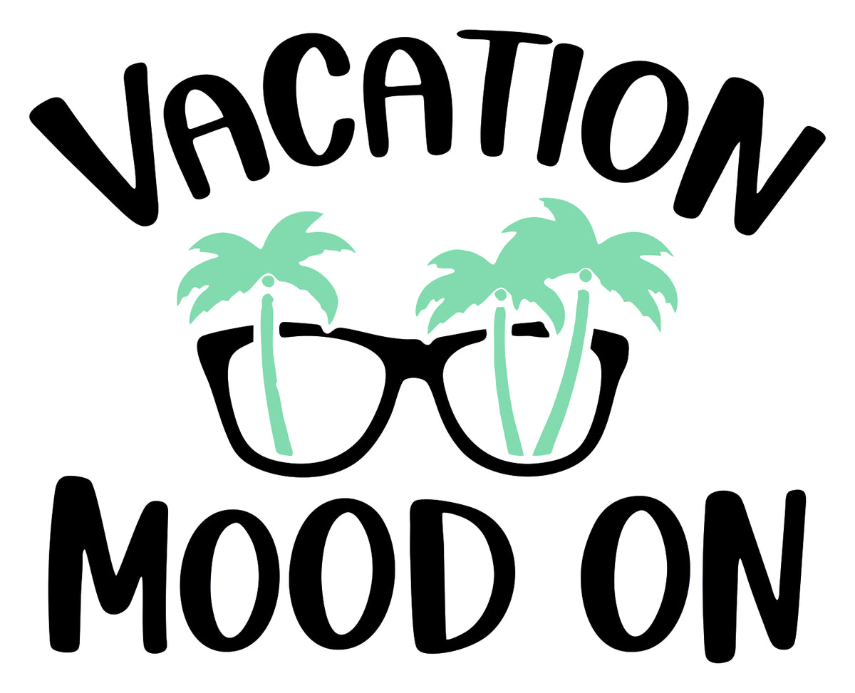 Vaccation Mood On Sticker