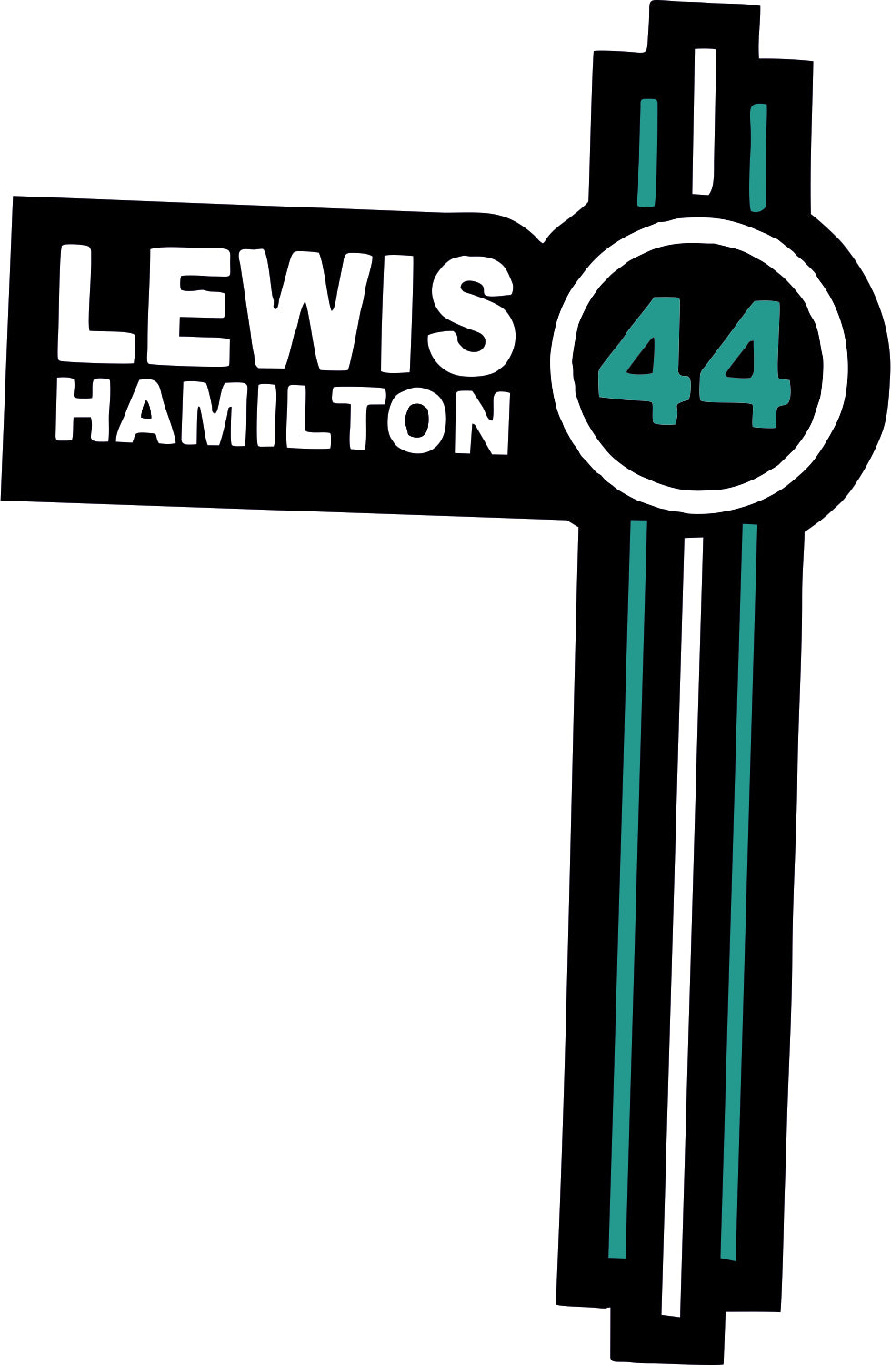 Lewis Hamilton Sticker