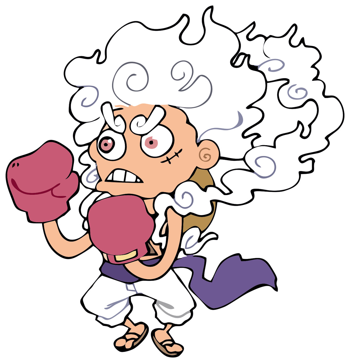 Luffy Gear 5 Boxing Sticker