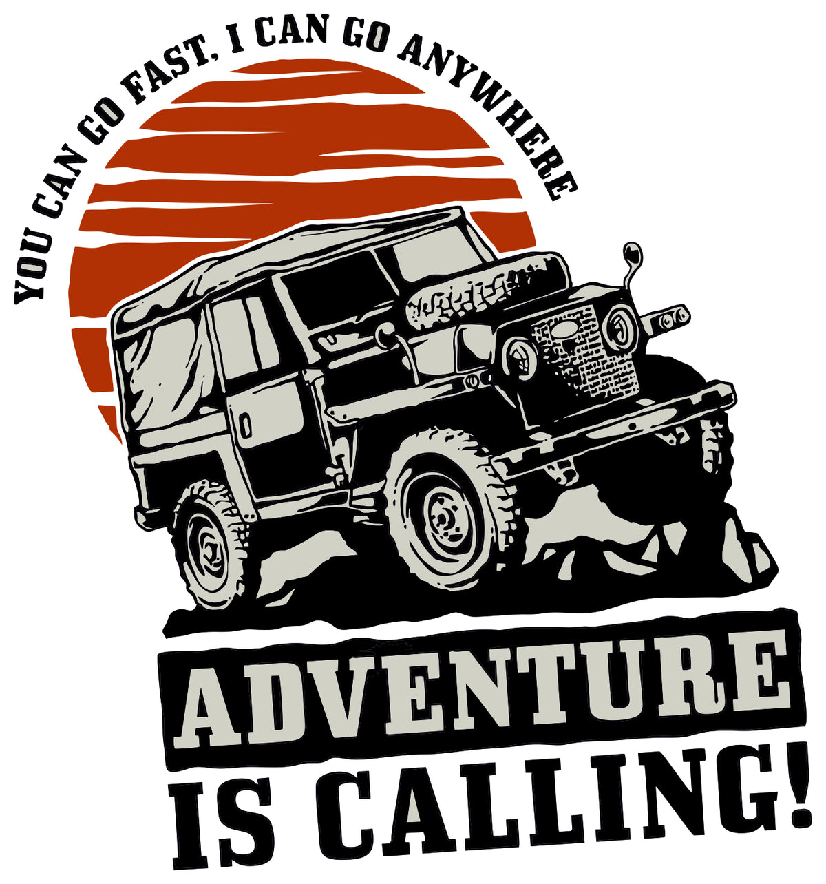 ADVENTURE IS CALLING STICKER