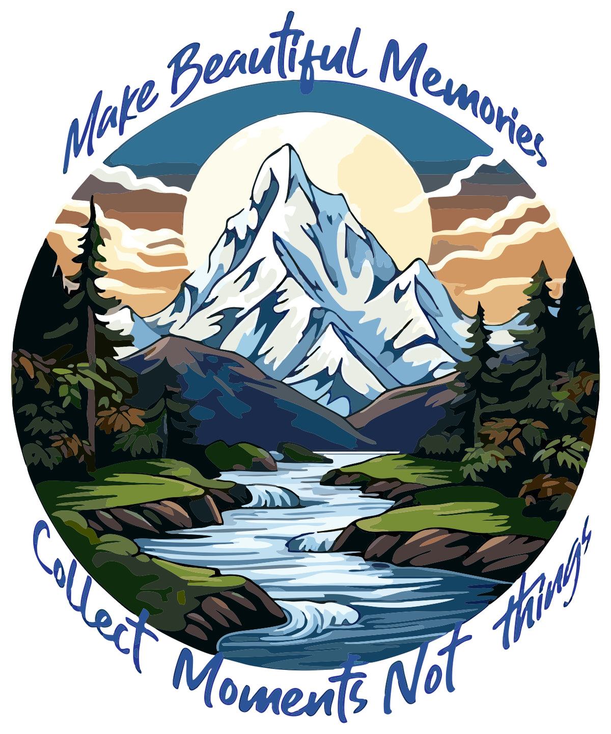 COLLECT MOMENT NOT THINGS STICKER
