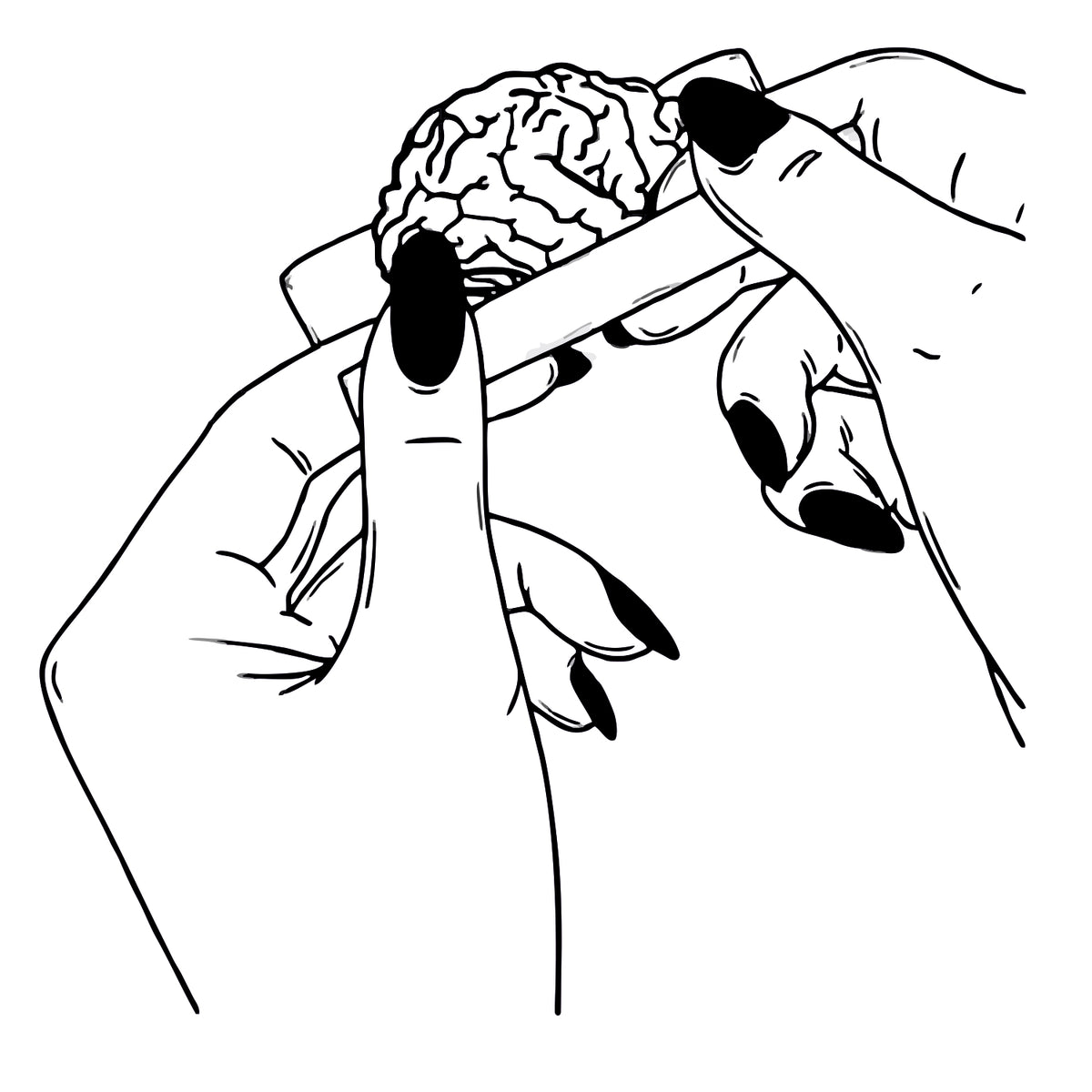 Brain Weed Sticker
