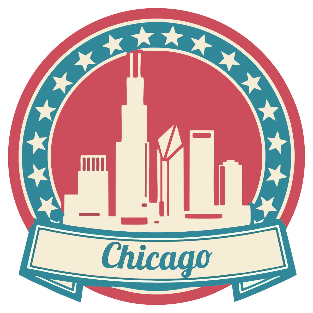 CHICAGO STICKER