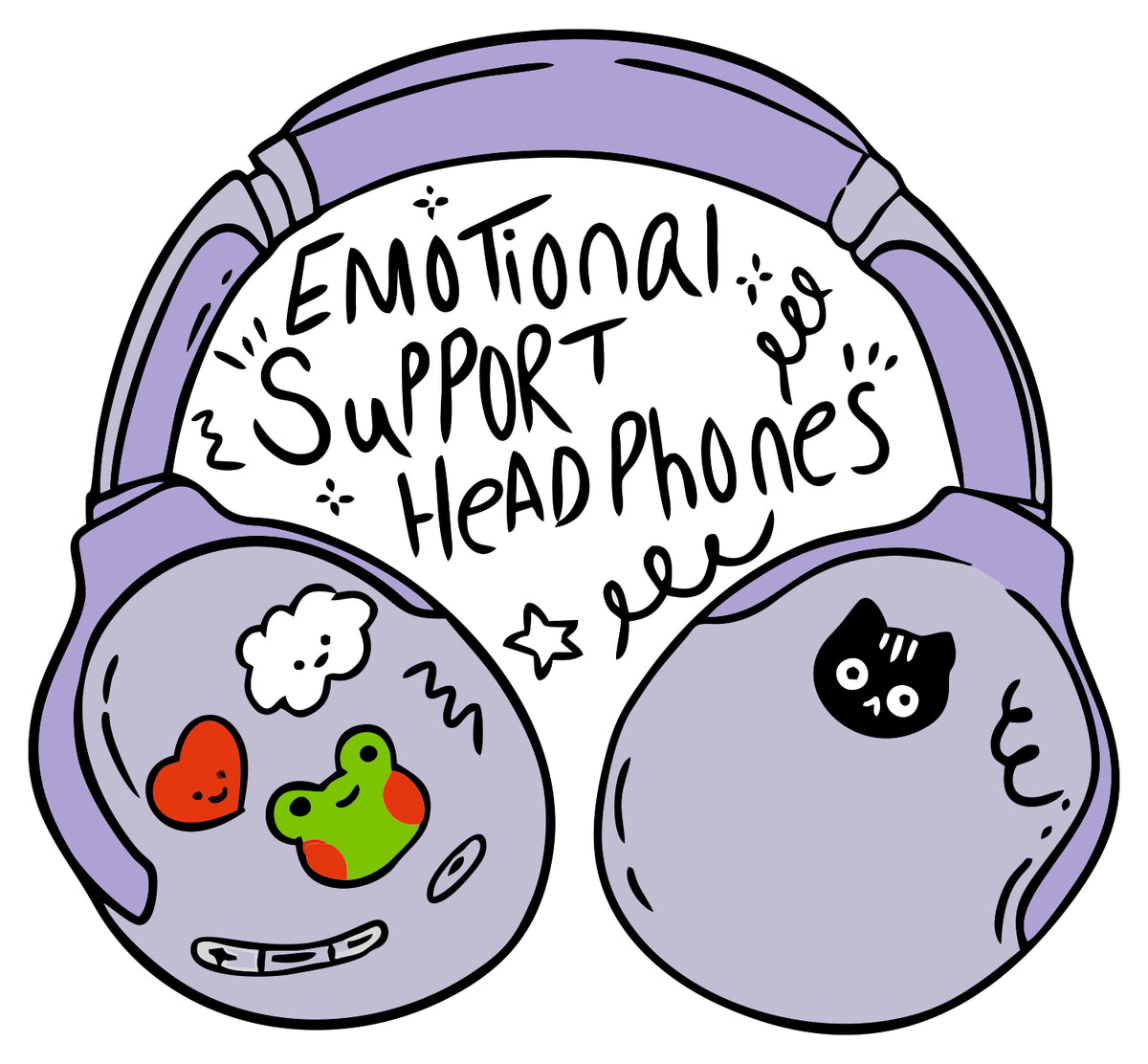Emotional Support Sticker