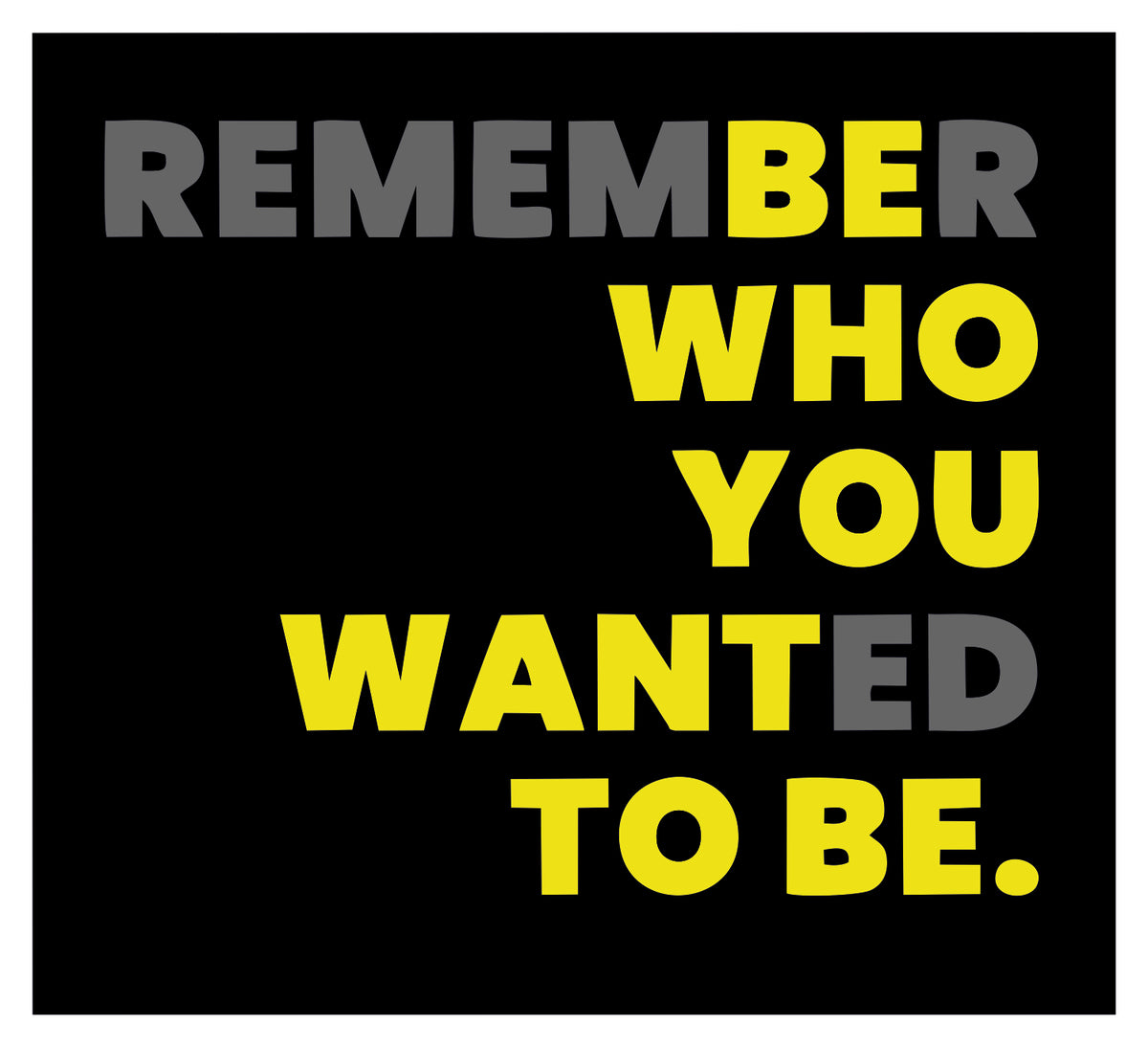 Remember Sticker