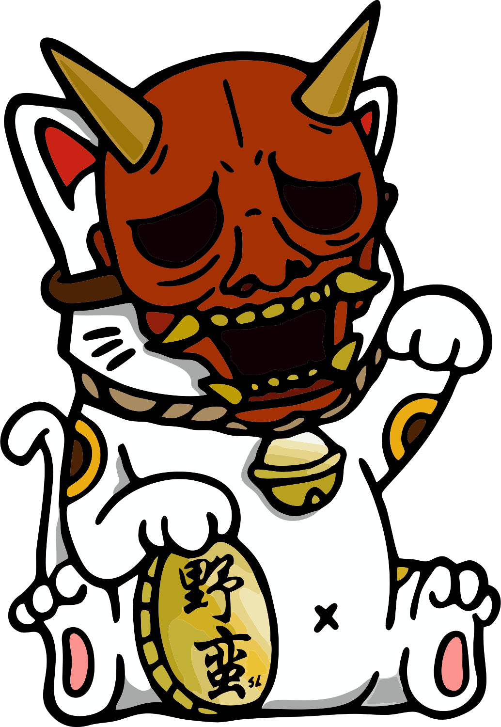 Monster Cat Sticker