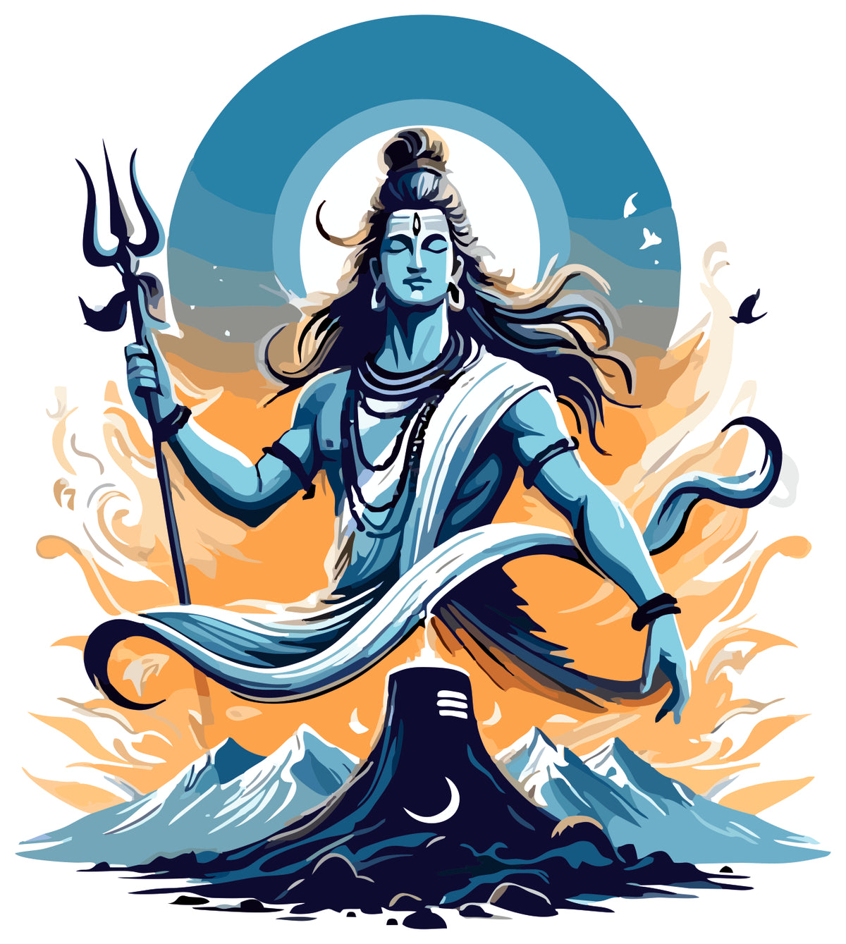 Lord Mahadev 3.0 Sticker