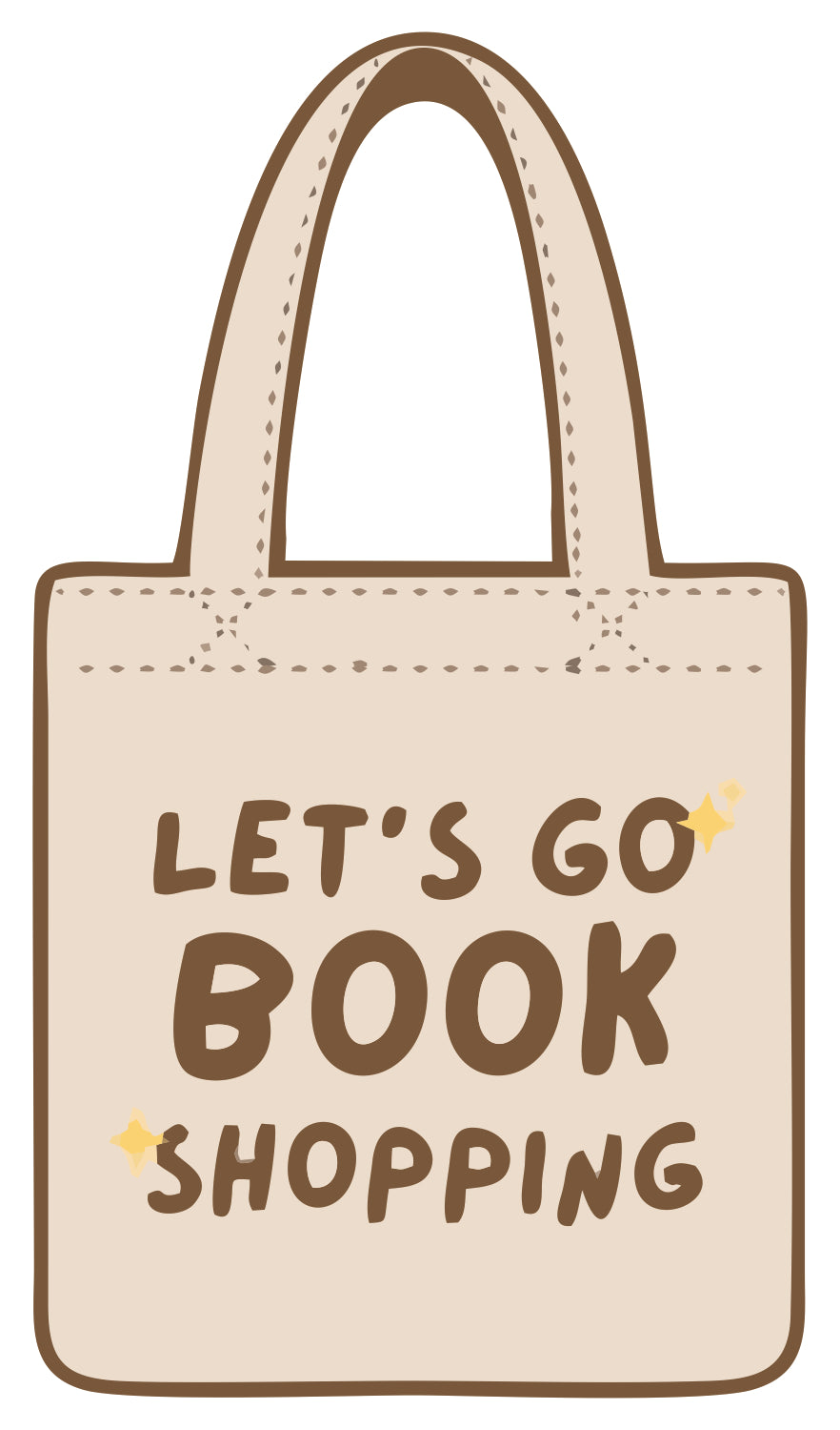 lets go shopping sticker