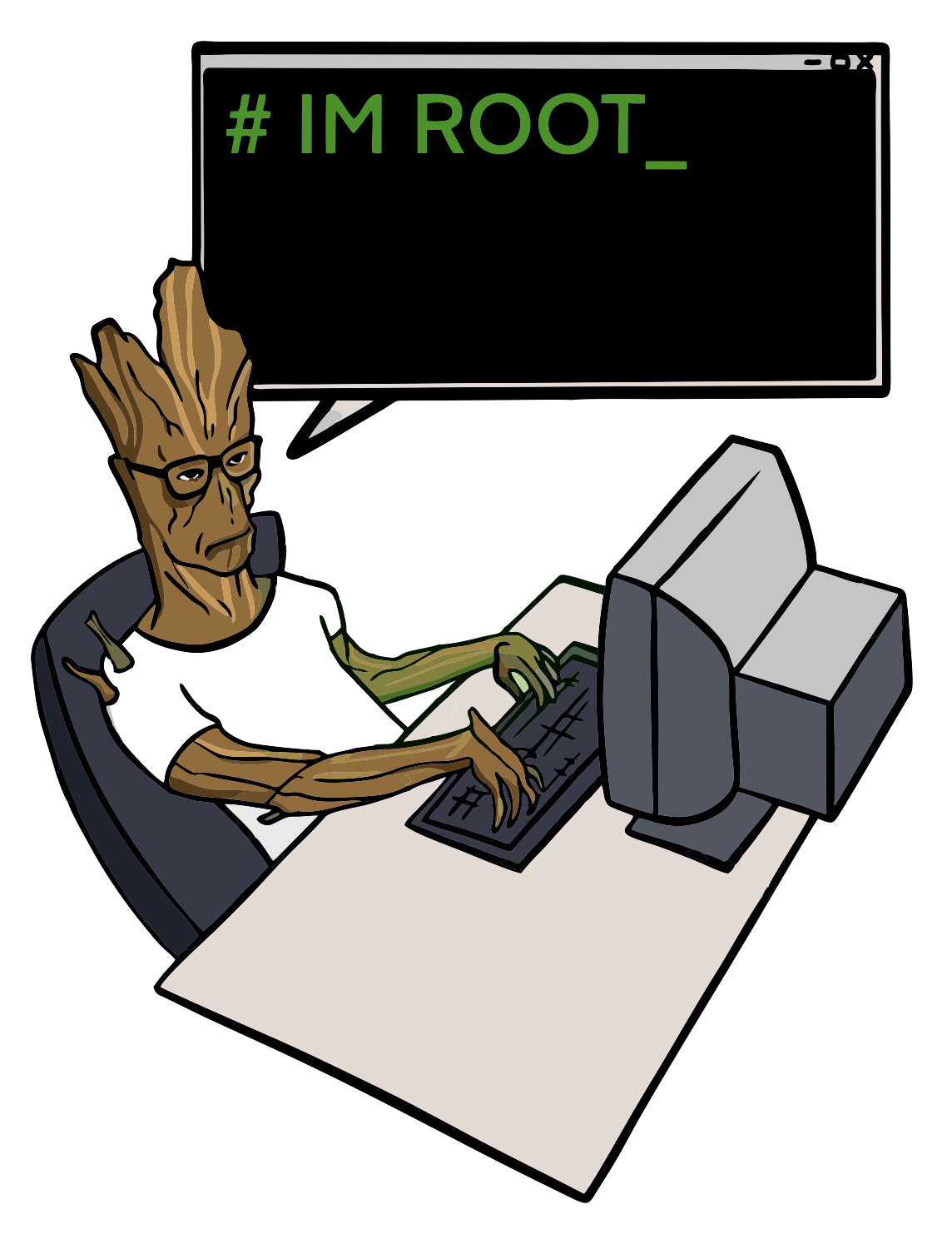 I'M Grooy Sticker