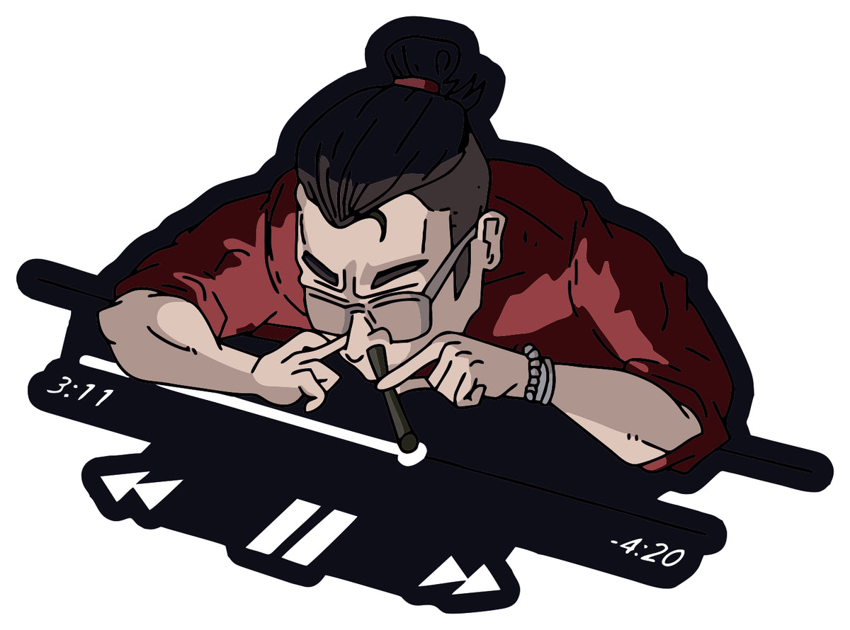 4-20 music sticker