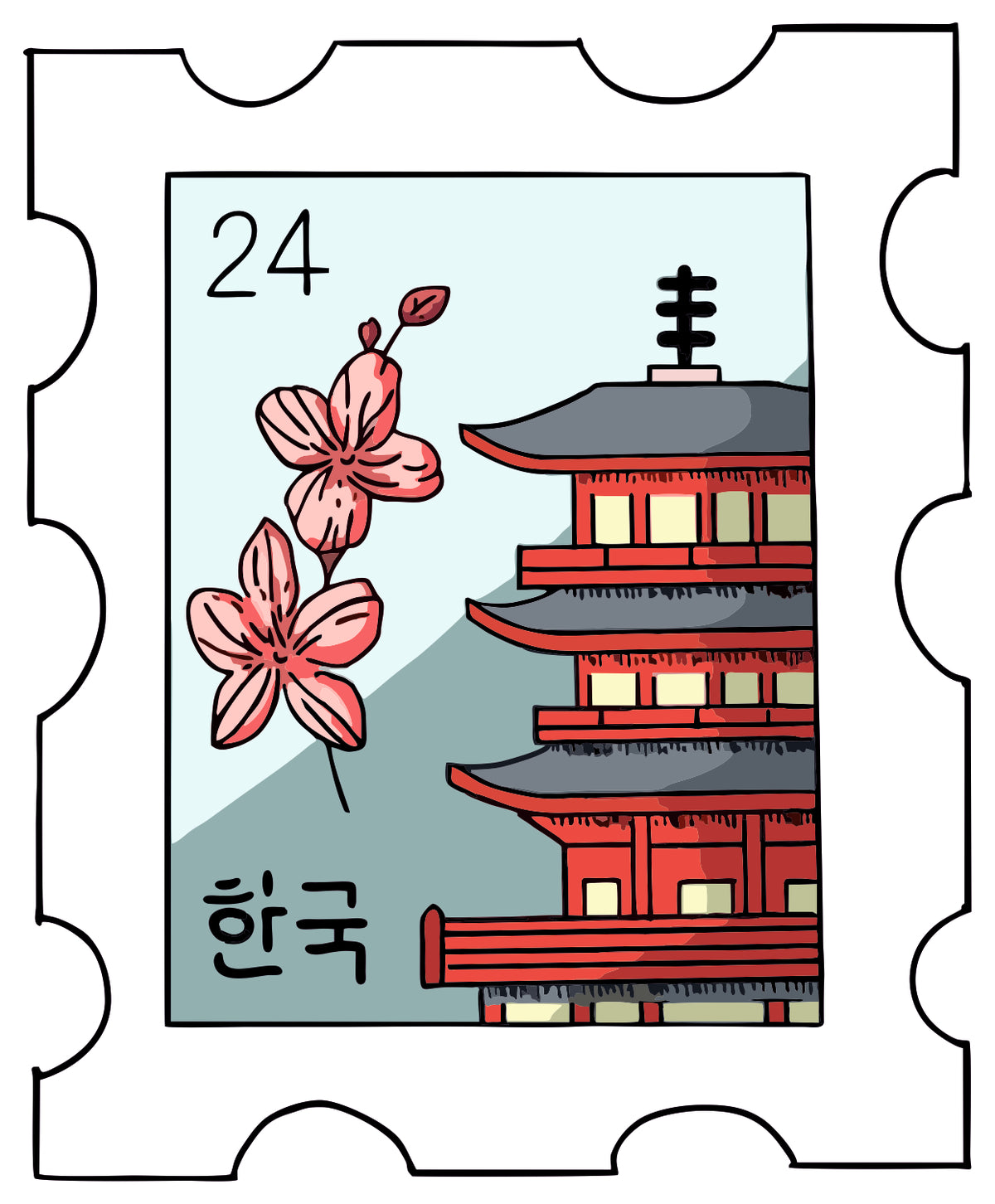 JAPAN 24 STICKER