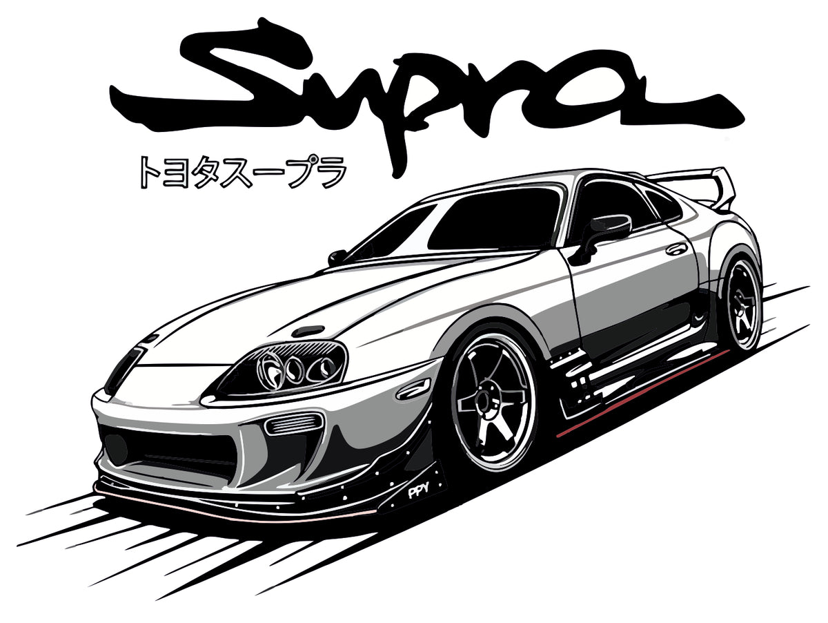 Supra A80 Sticker
