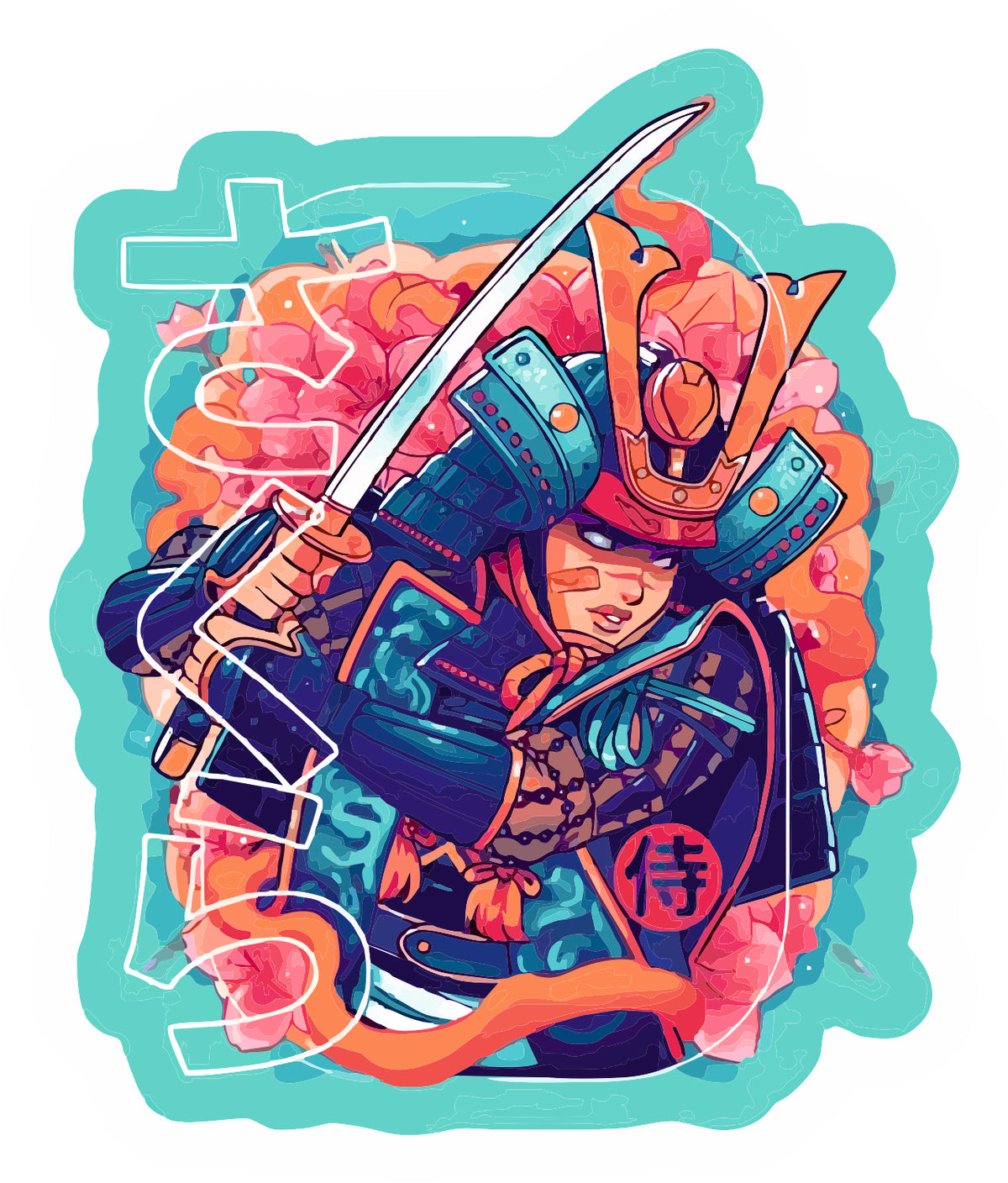 SAKURA SAMURAI 2.0 STICKER